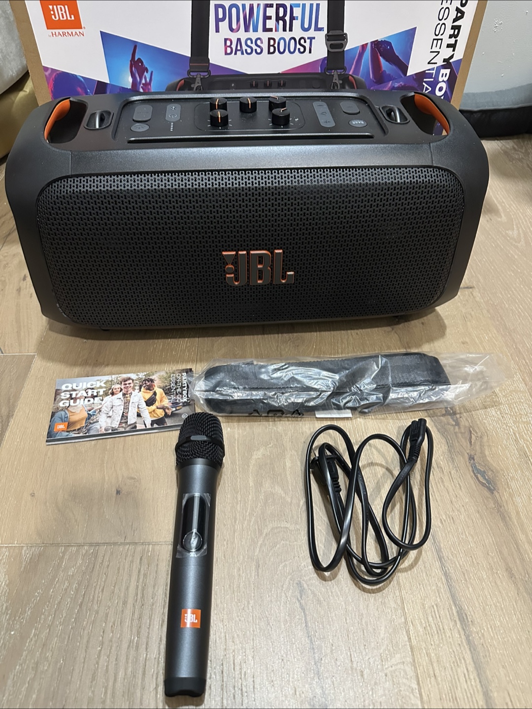 JBL PartyBox Bluetooth Essential Speaker w/ Microphone