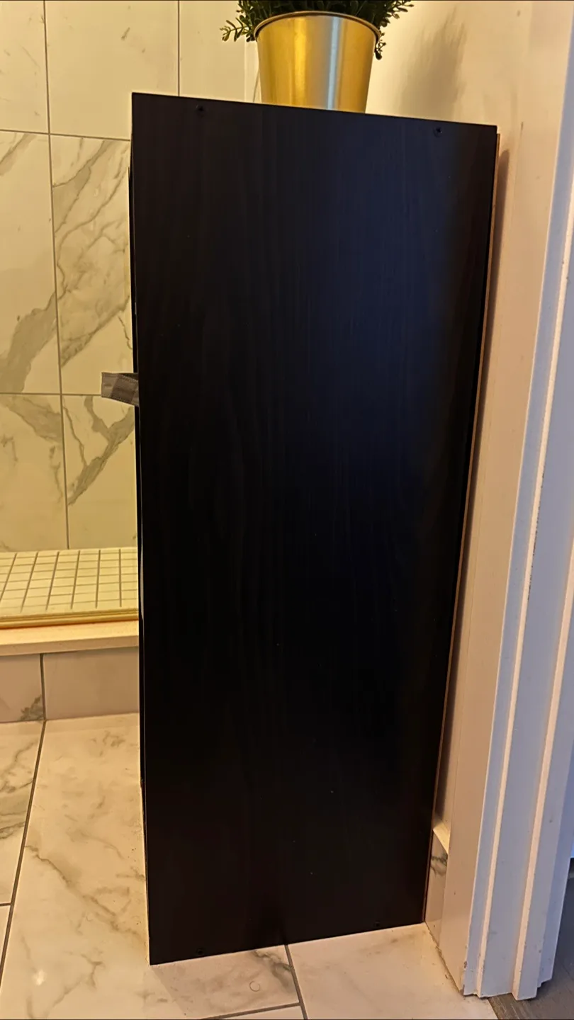 Moving Sale!! Dark brown Storage Shelf Unit image indicator(2)