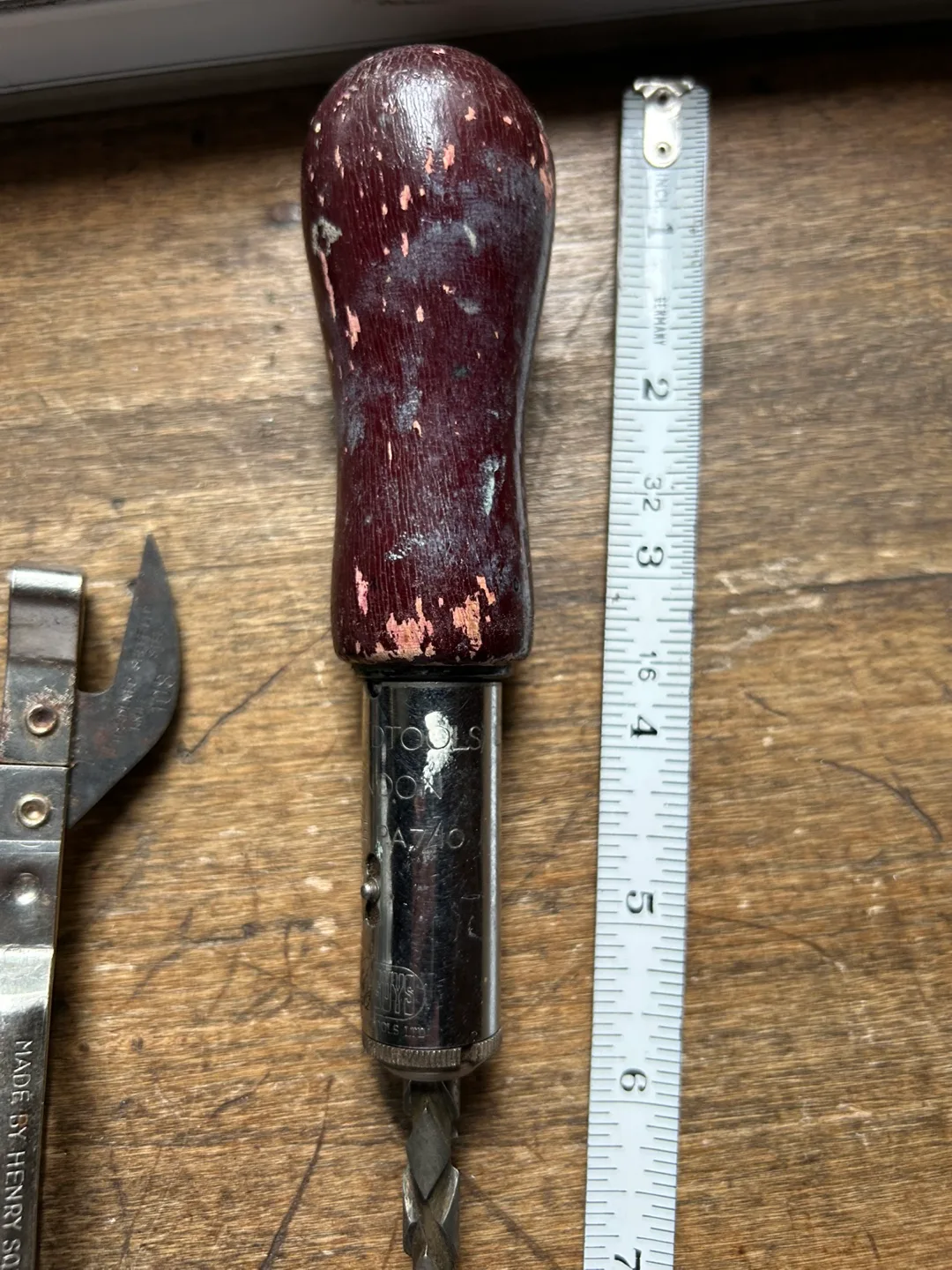 Vintage Guys Handtools Model PA7/10 Spiral Ratchet Screwdriver thumbnail