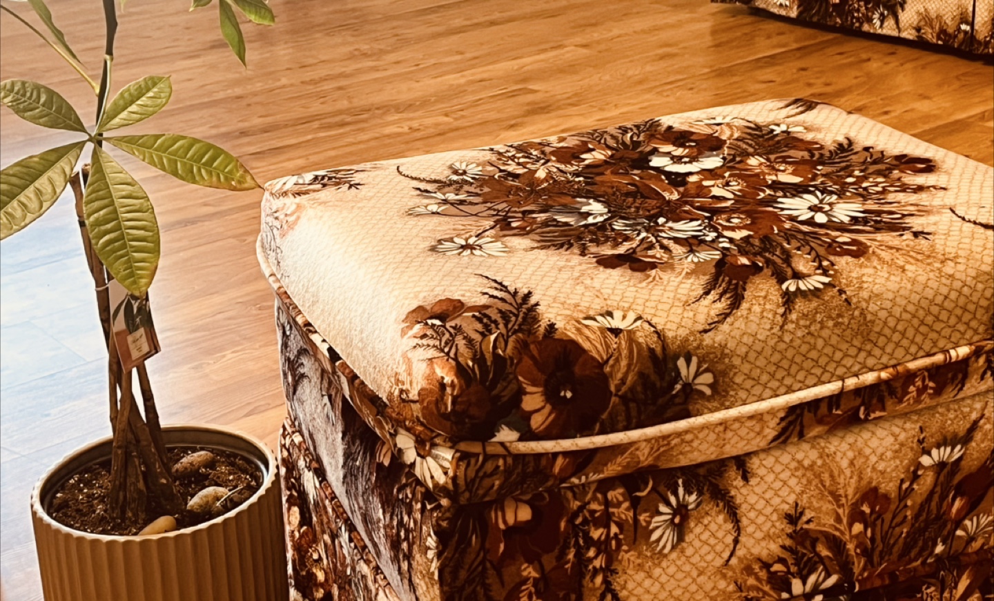 Floral Sofa, Chair & Ottoman Set - photo 2