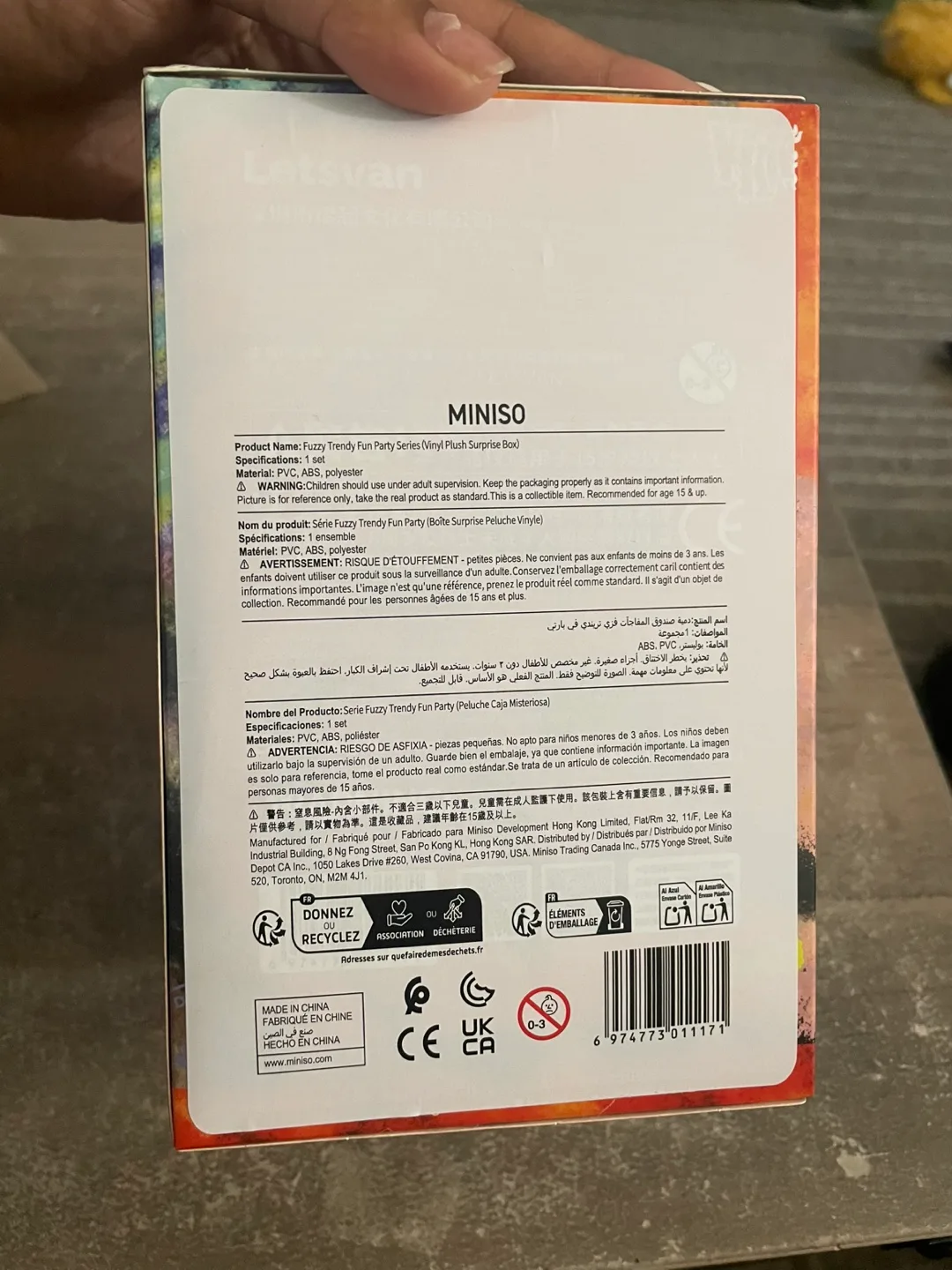 Letsvan Fuzzy Trendy Fun Party Series Vinyl Surprise Box image indicator(4)