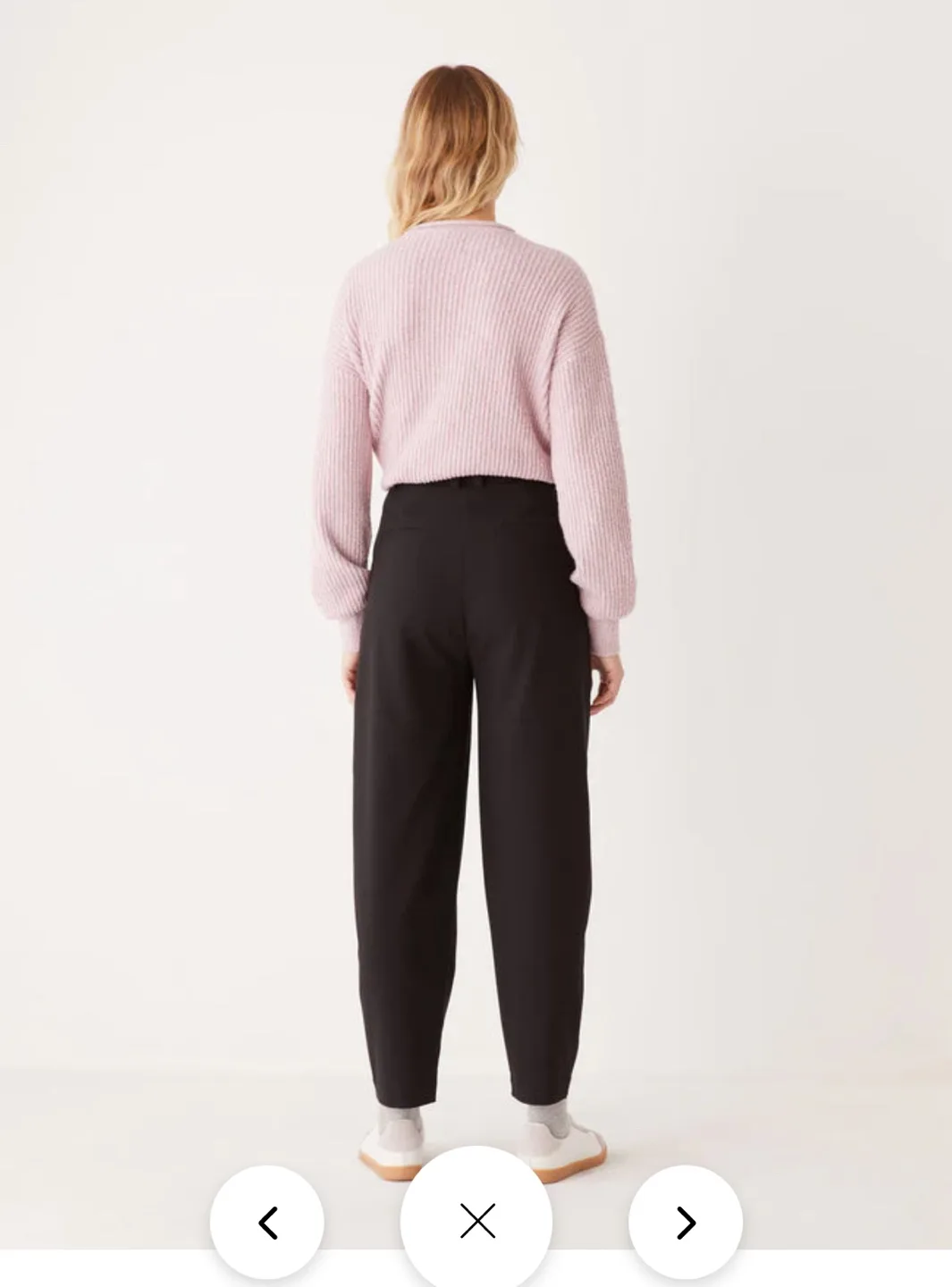 Frank And Oak Amelia Balloon Pant - Black (brand new) image indicator(2)