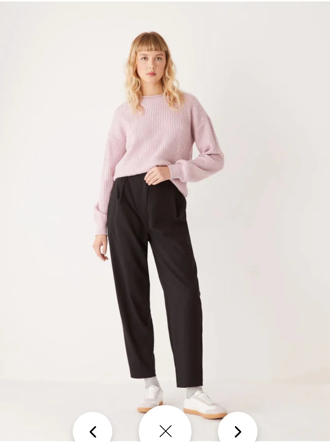 Frank And Oak Amelia Balloon Pant - Black (brand new) thumbnail