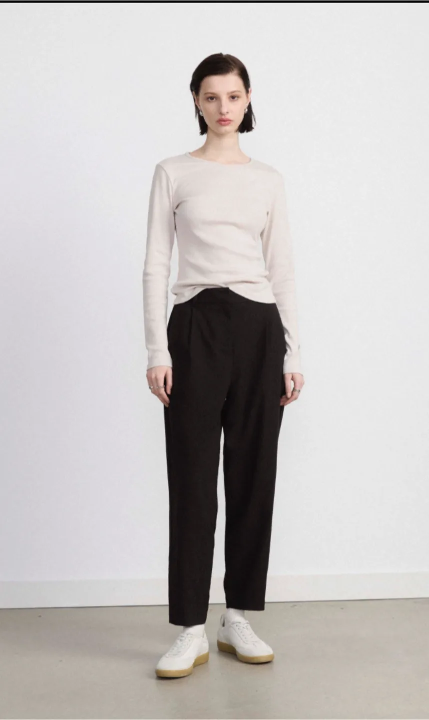 Frank And Oak Amelia Balloon Pant - Black (brand new) image indicator(3)