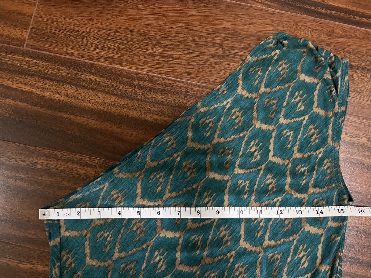 Rachel Roy women’s small one-shoulder maxi dress, teal and tan - photo 3