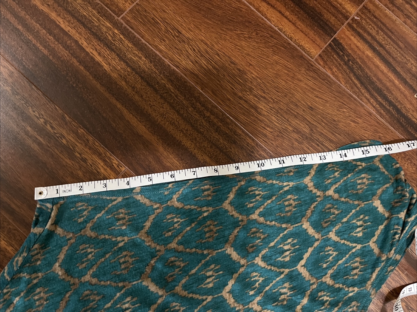 Rachel Roy women’s small one-shoulder maxi dress, teal and tan - photo 4