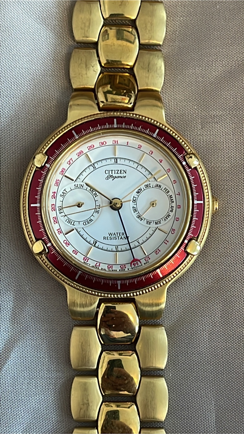 Citizen Elegance Gold Watch