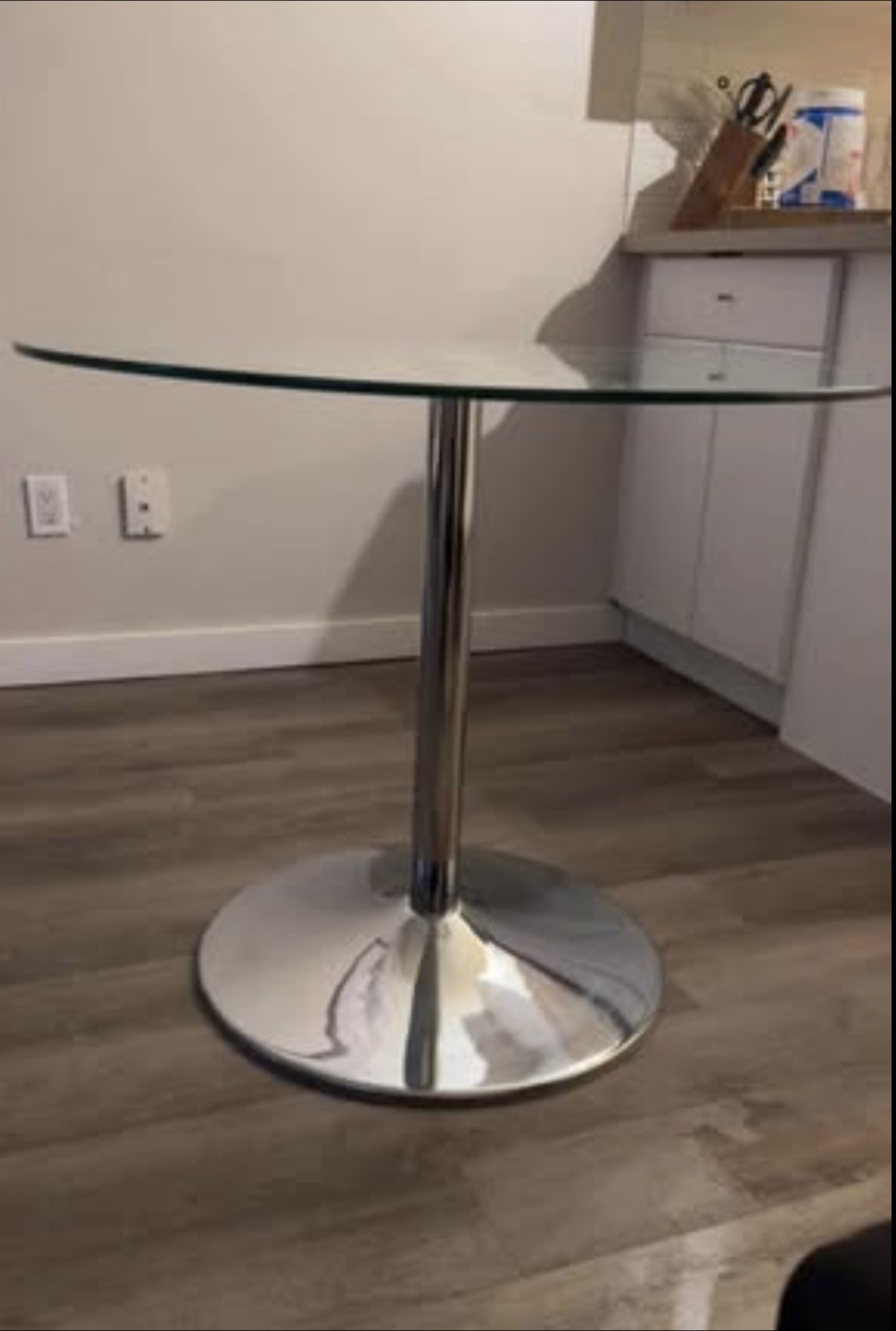 Glass Top Dining Table