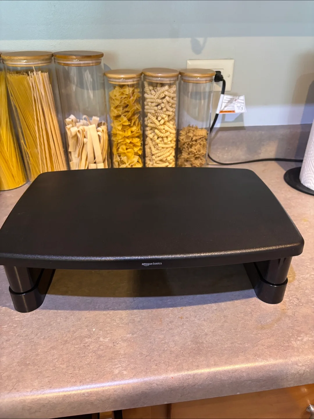 Amazon Basics Monitor Stand - Black thumbnail