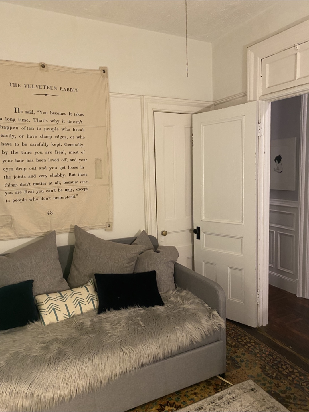 Gray Daybed with Pillows - photo 3