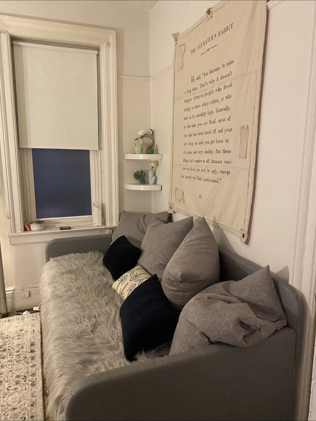 Gray Daybed with Pillows - photo 2
