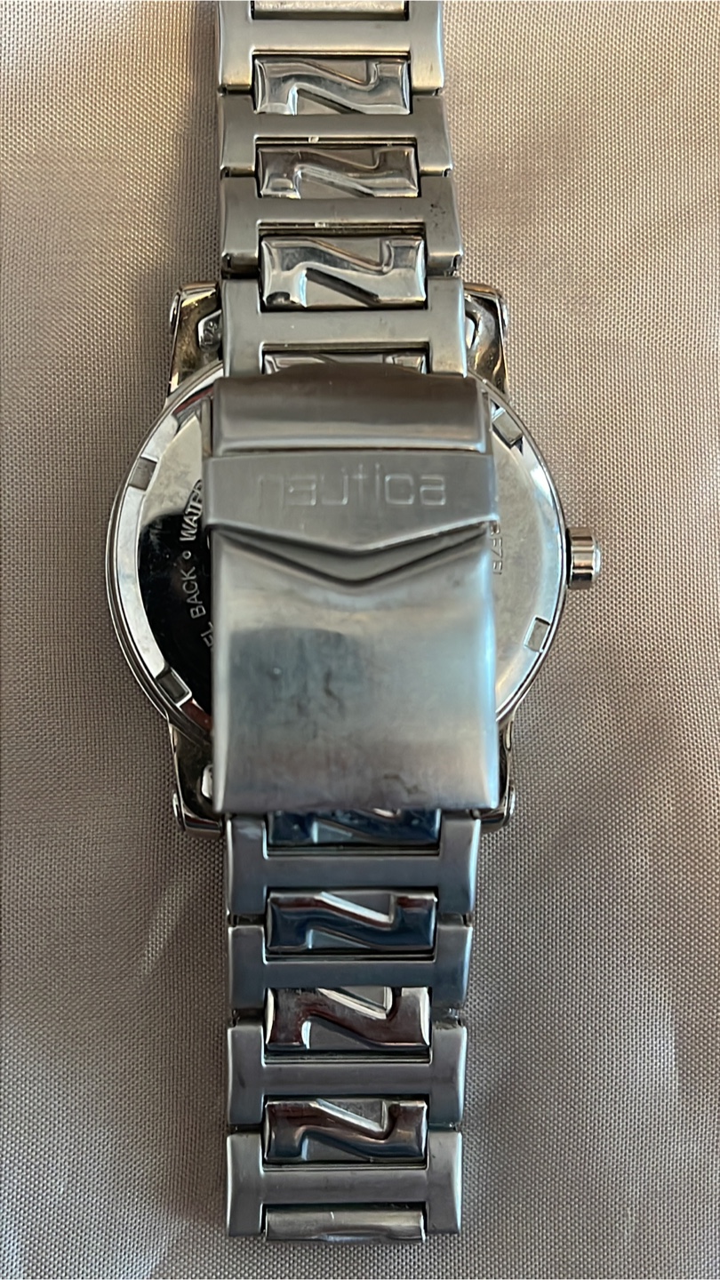 Nautica Blue Dial Stainless Steel Watch - photo 4