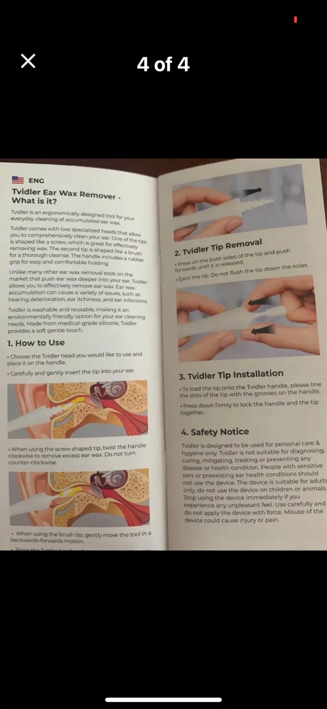 Tvidler Ear Wax Remover Tool image indicator(4)
