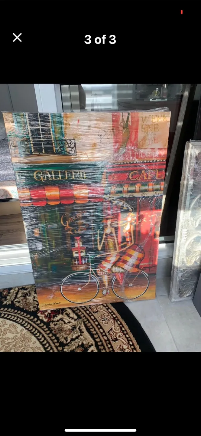 Framed 'Galerie le Cafe' Wall Art image indicator(3)