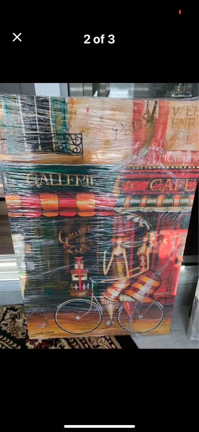 Framed 'Galerie le Cafe' Wall Art image indicator(2)