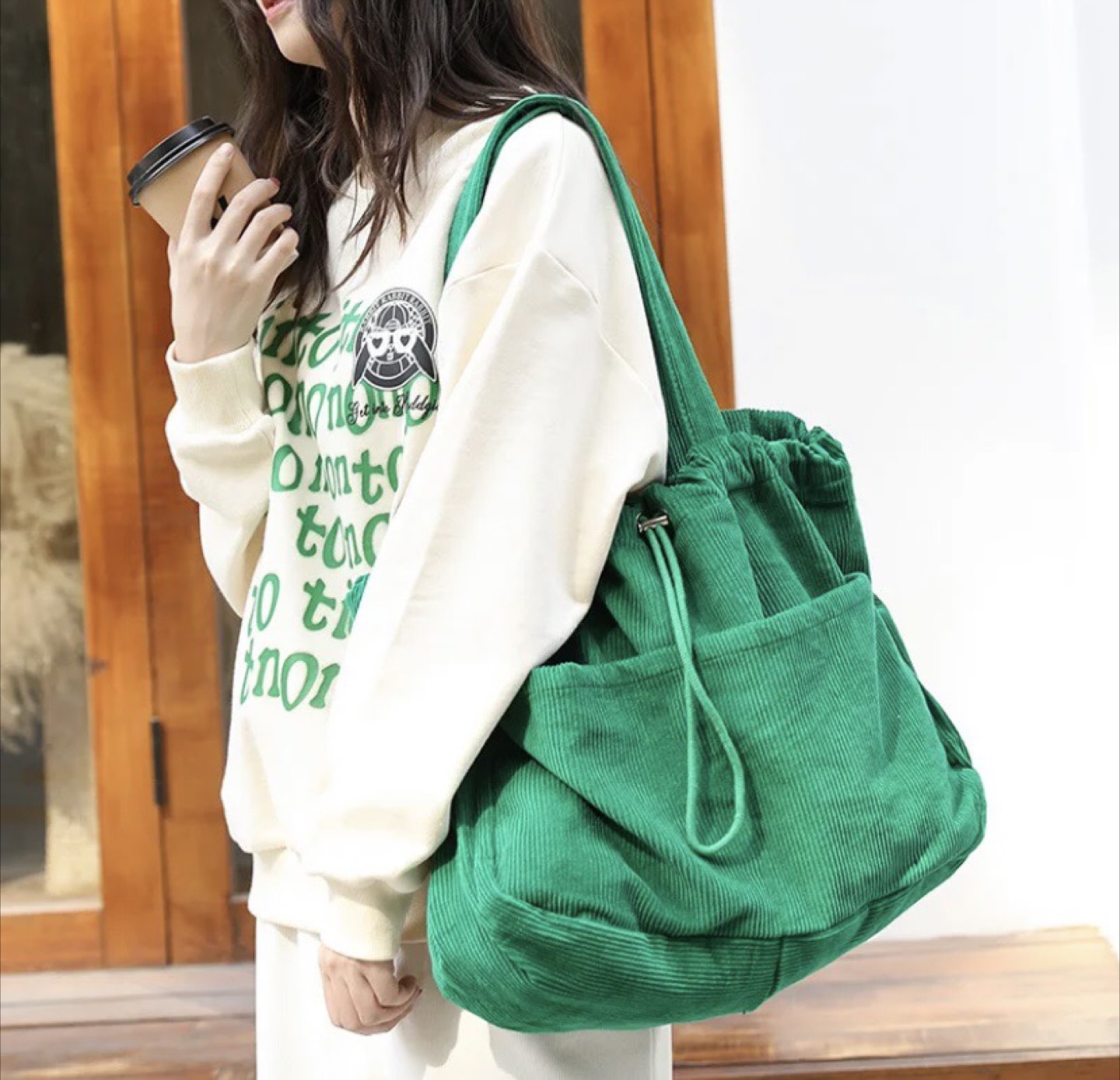 Bag (denim and corduroy  bag) all brand new - photo 5