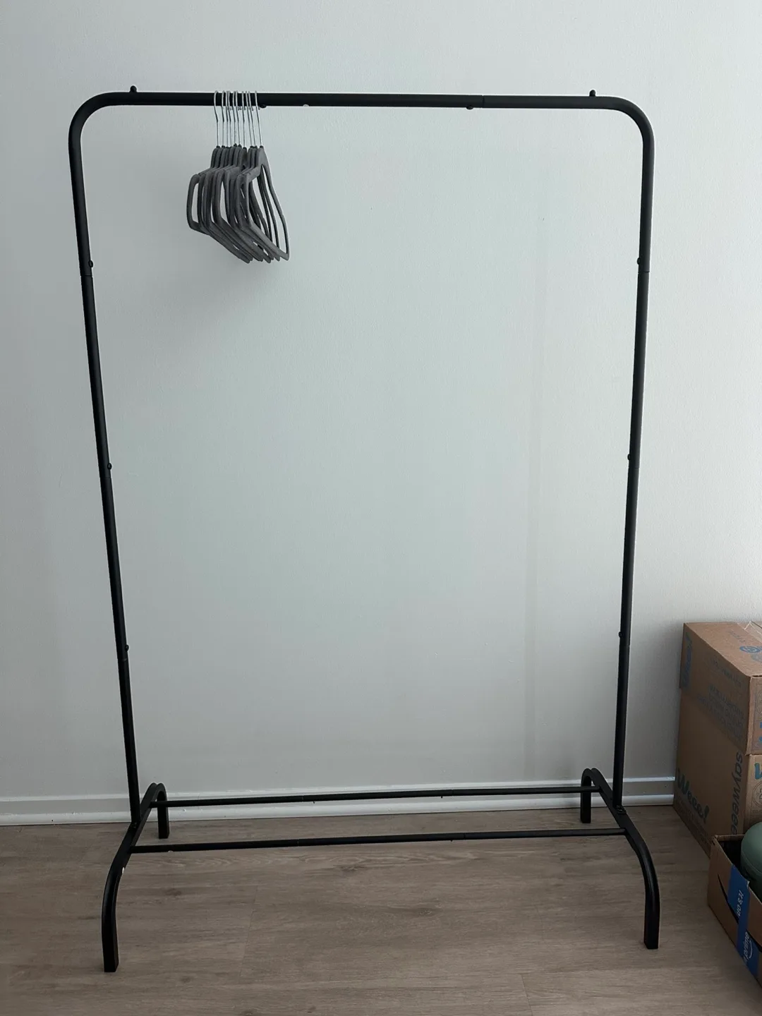 Clothing Rack with Hangers thumbnail