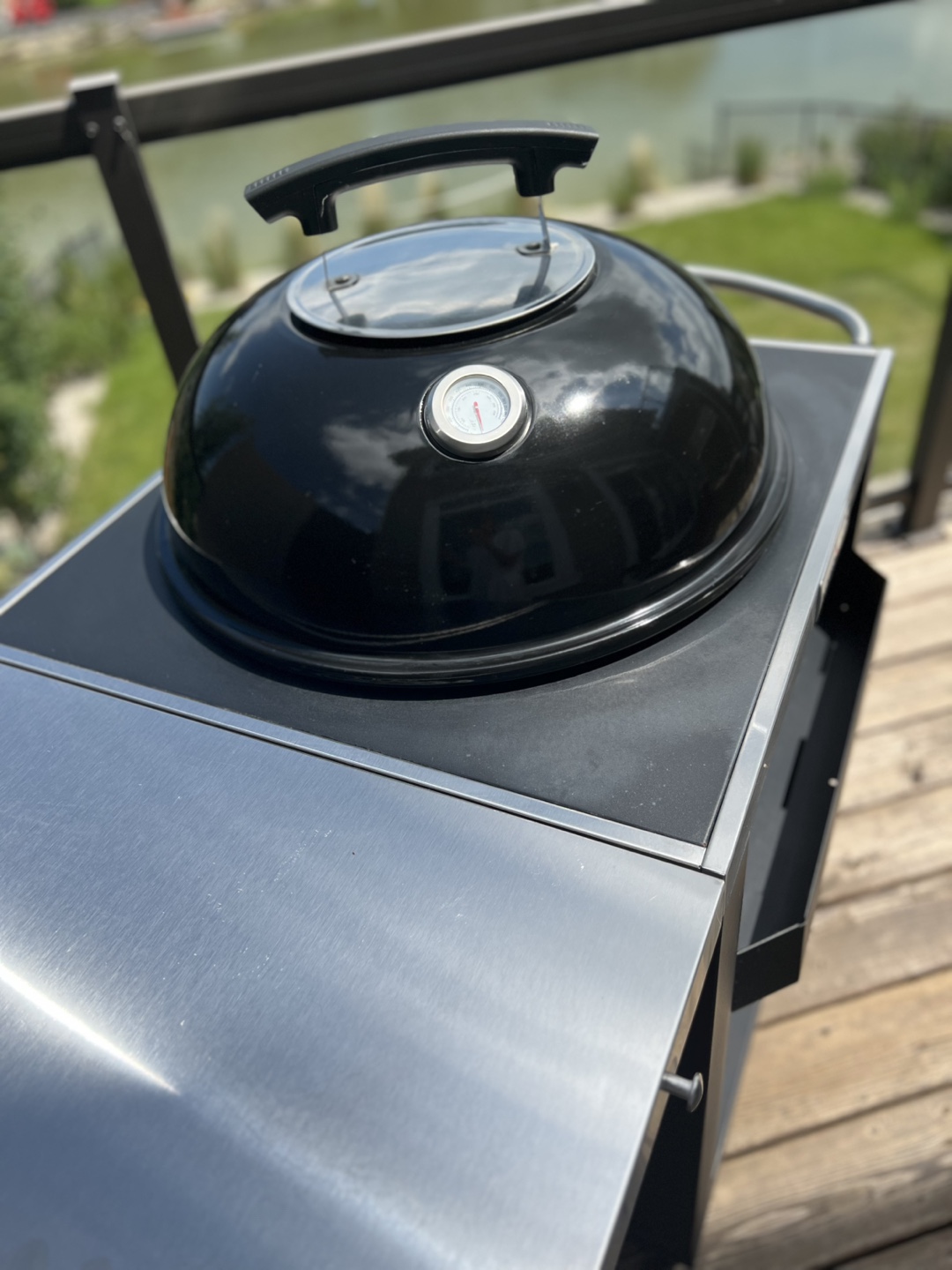 Nexgrill 22" Charcoal Grill with Table Cart and Side Table - photo 4