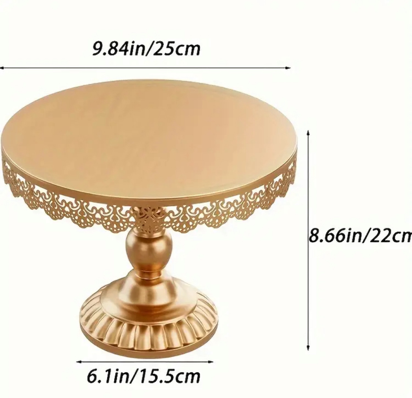 Gold Cake Stand - photo 2