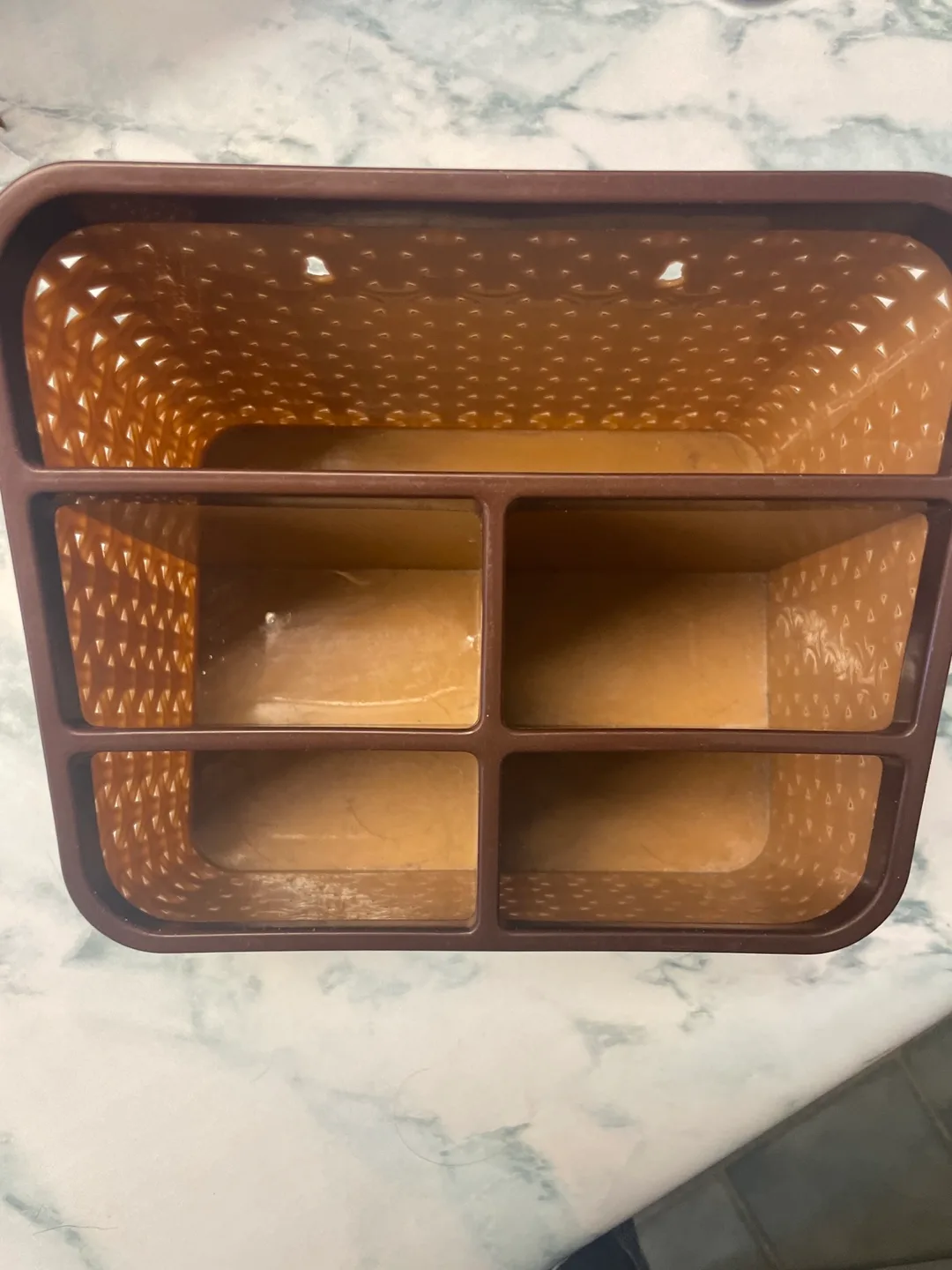 Brown Plastic Organizer Basket #freecycle image indicator(2)