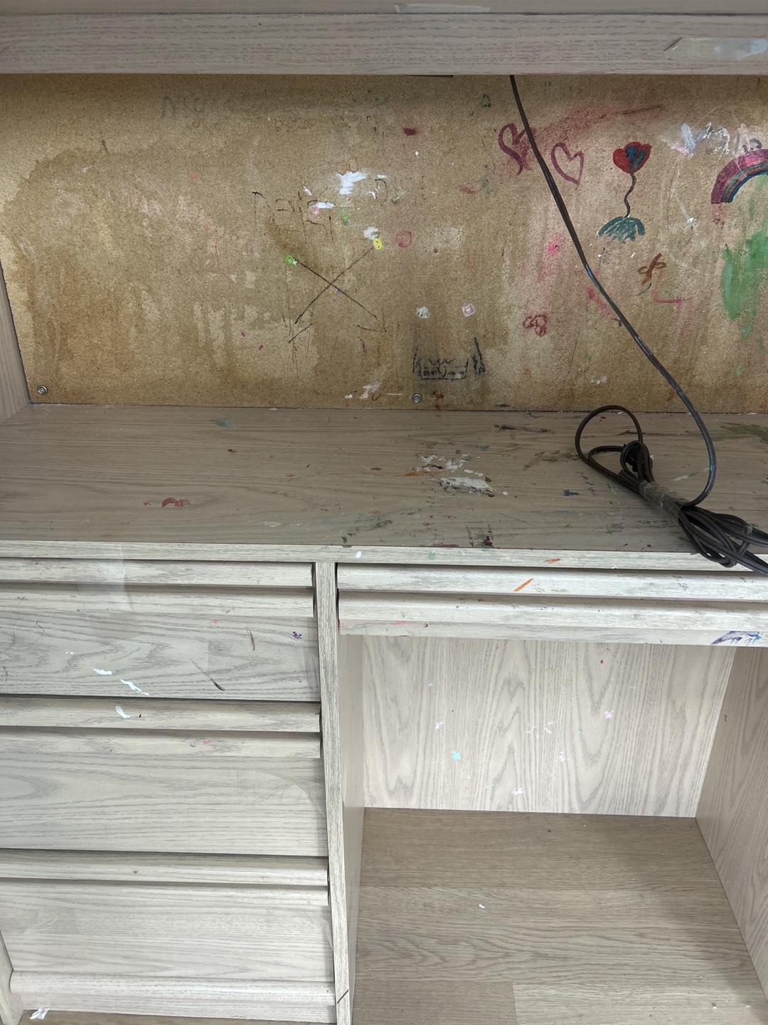 Kids' Loft Bed with Desk and Storage - photo 2