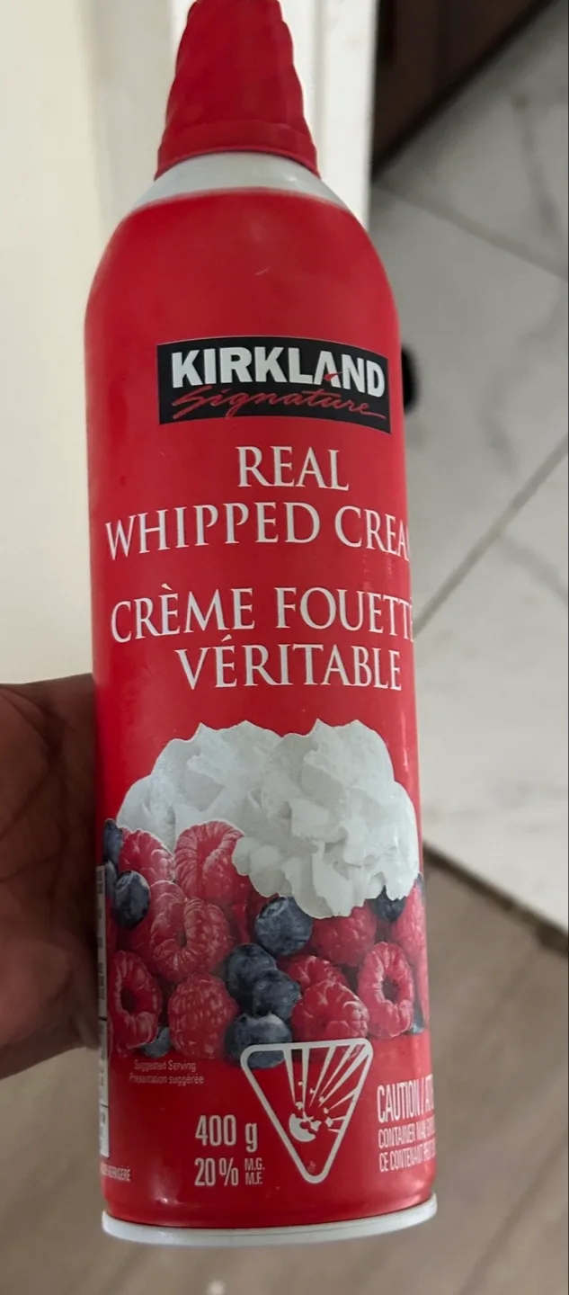Kirkland Real Whipped Cream #freecycle thumbnail