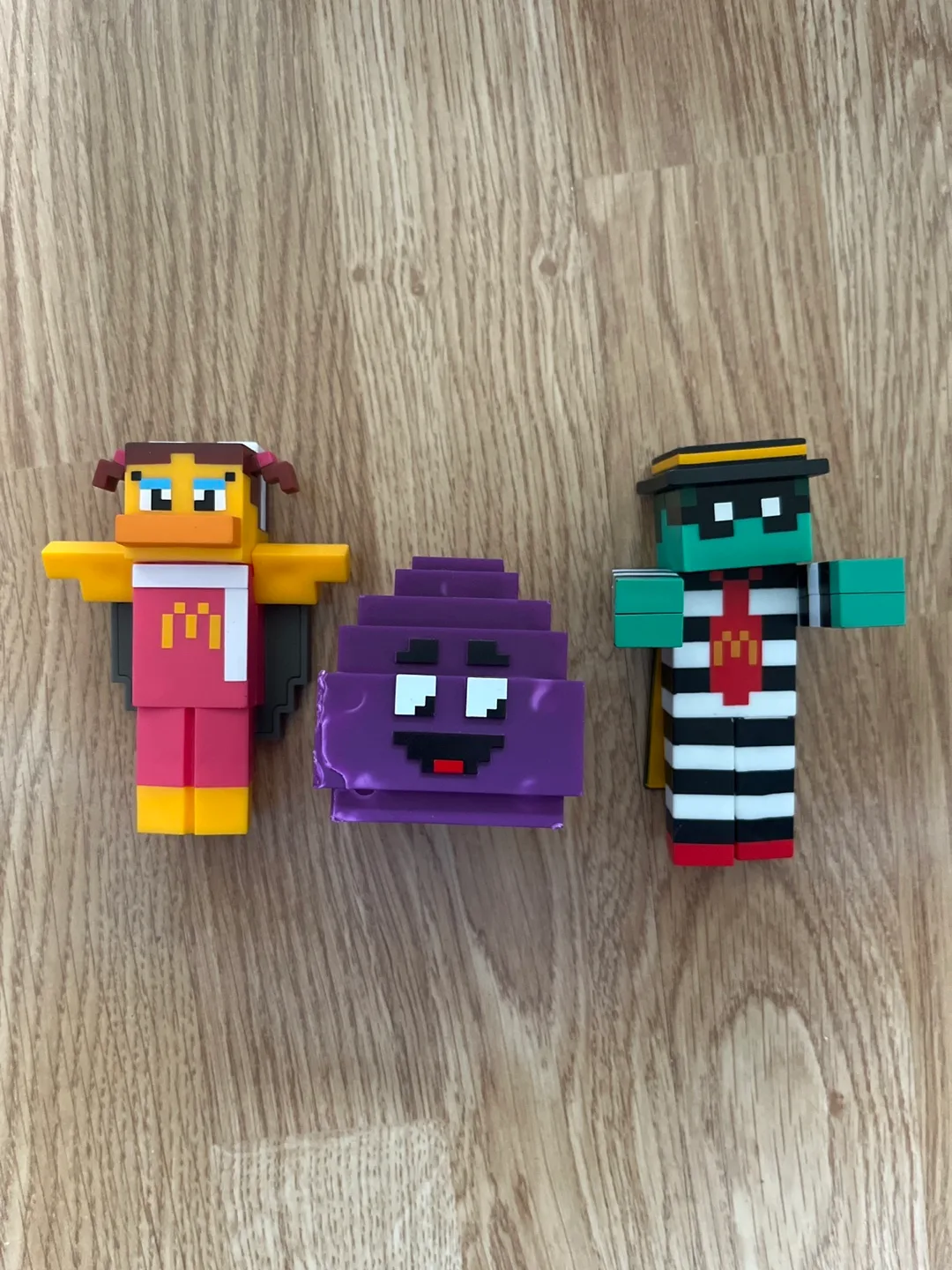 McDonald's Minecraft Toys - Set of 3 thumbnail