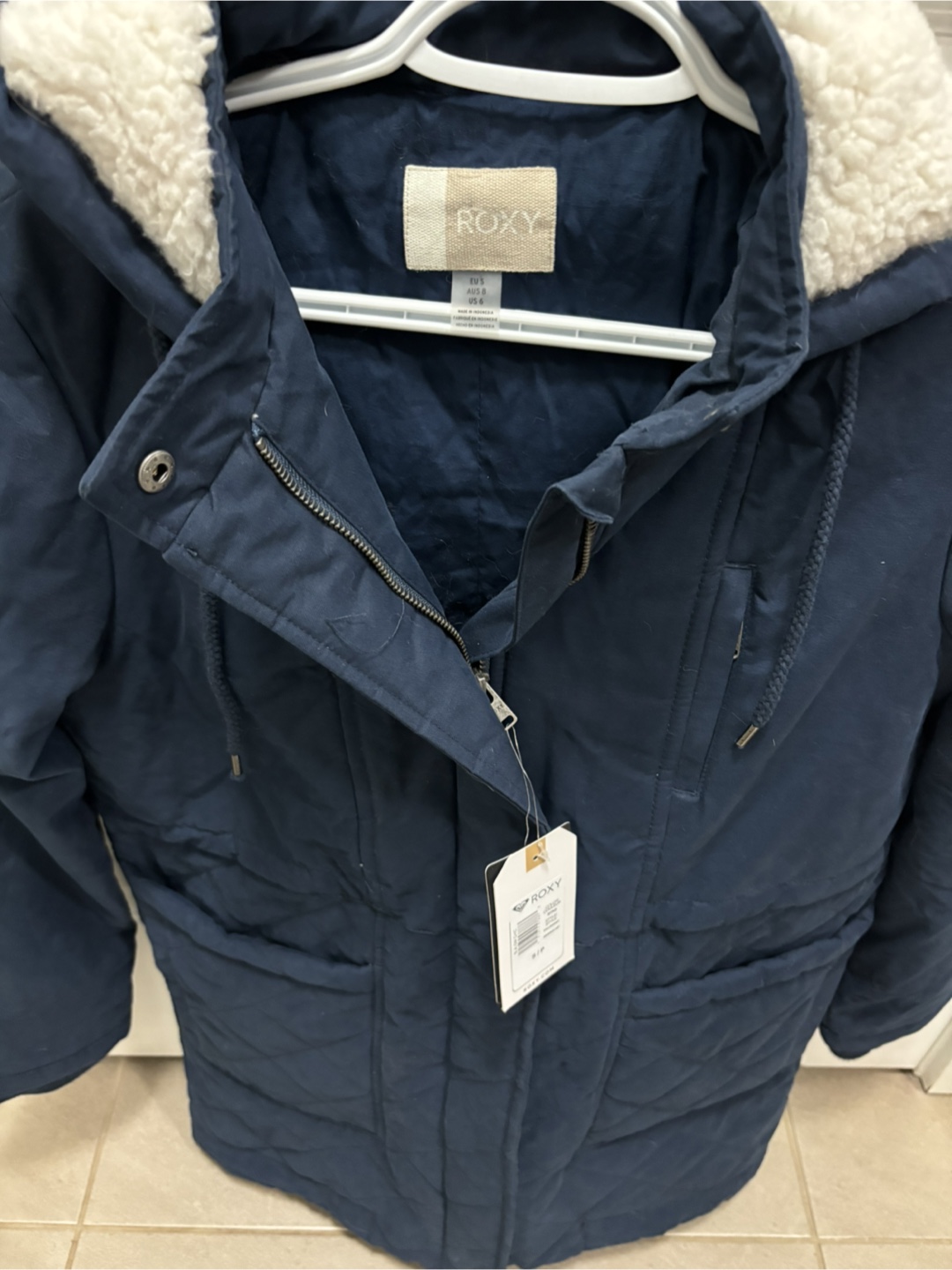 Roxy Navy Blue Winter Coat - Size S - photo 2