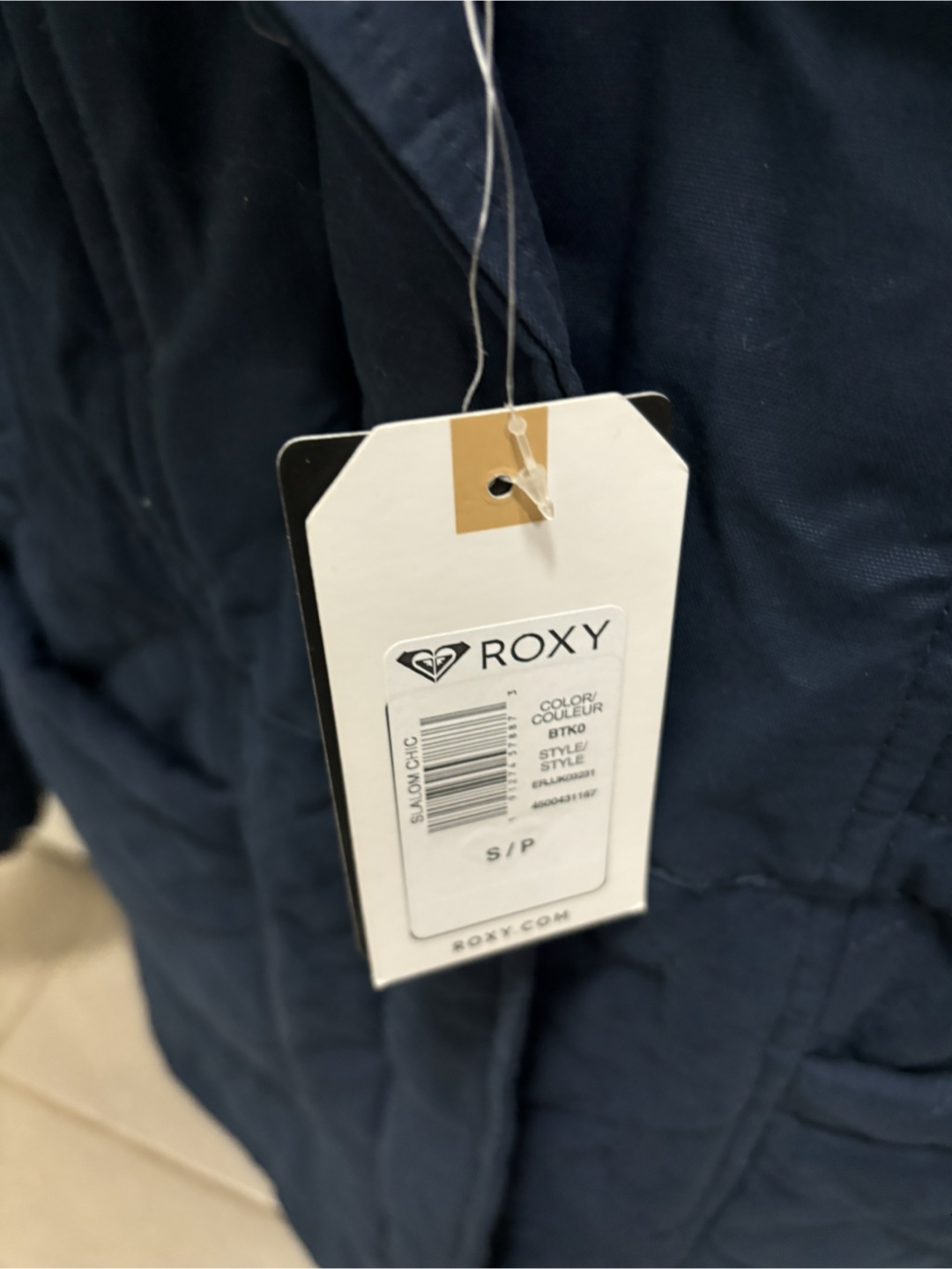 Roxy Navy Blue Winter Coat - Size S - photo 3