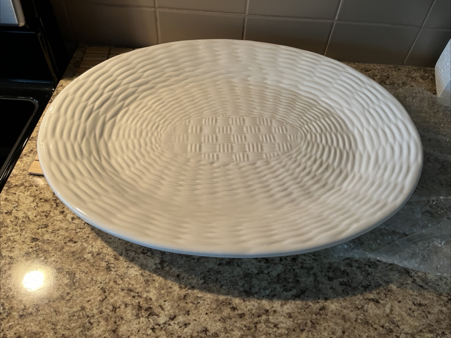 Tabletops Gallery Basketweave Oval Platter 48.25 cm - photo 2