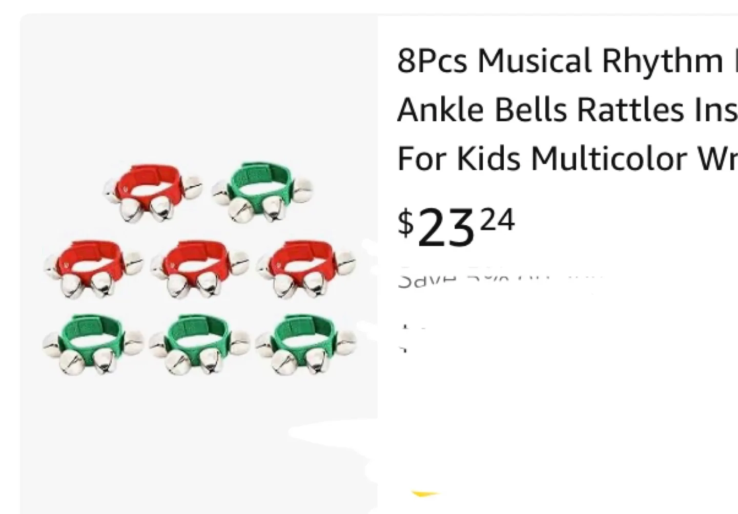 Musical Ankle wrist Bells Rattles Instrument image indicator(4)