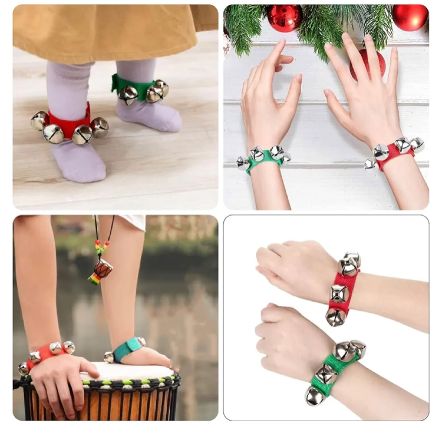 Musical Ankle wrist Bells Rattles Instrument image indicator(2)