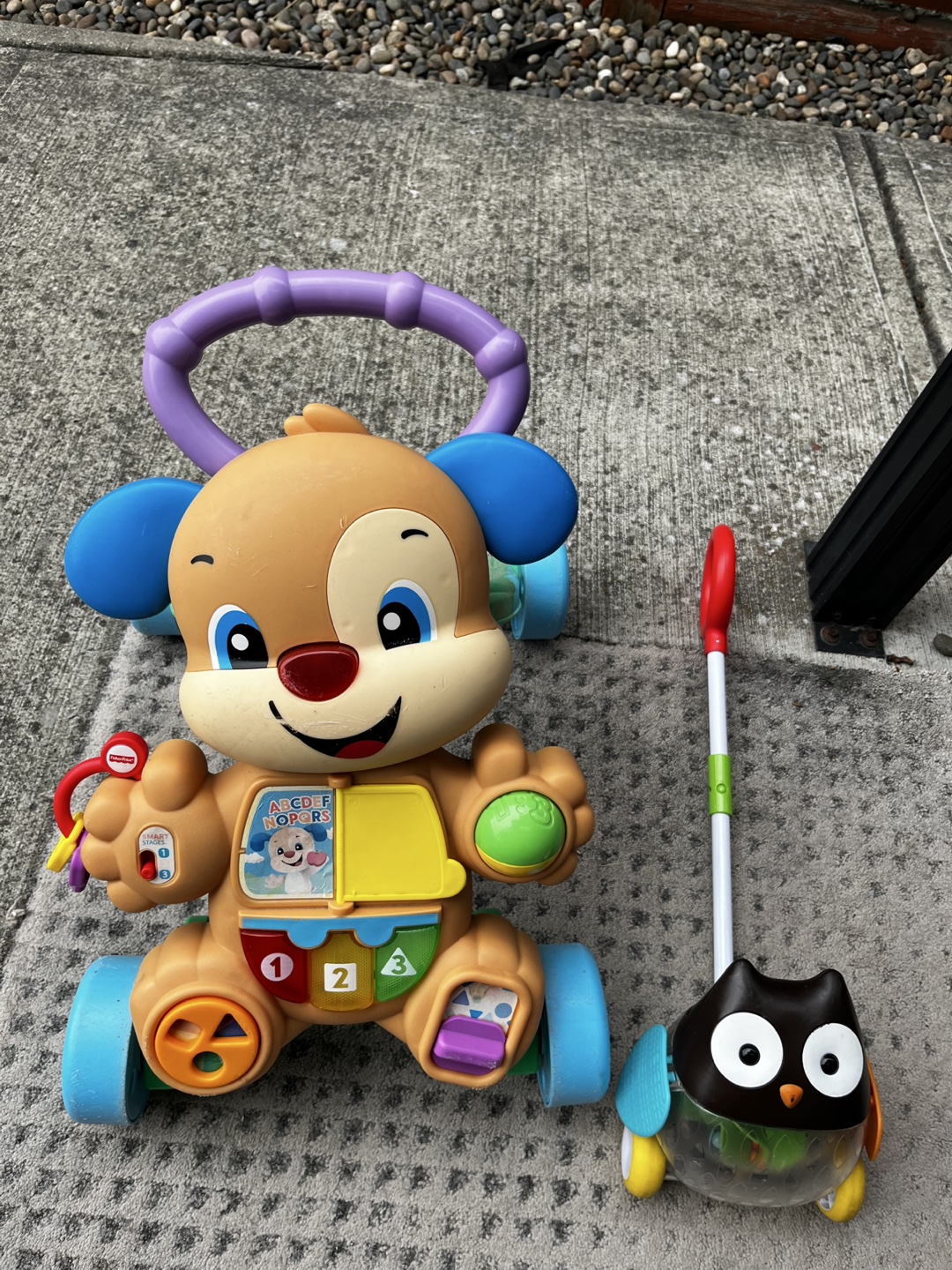 Fisher-Price Learn with Lights Walker and Little Owl walking Toy