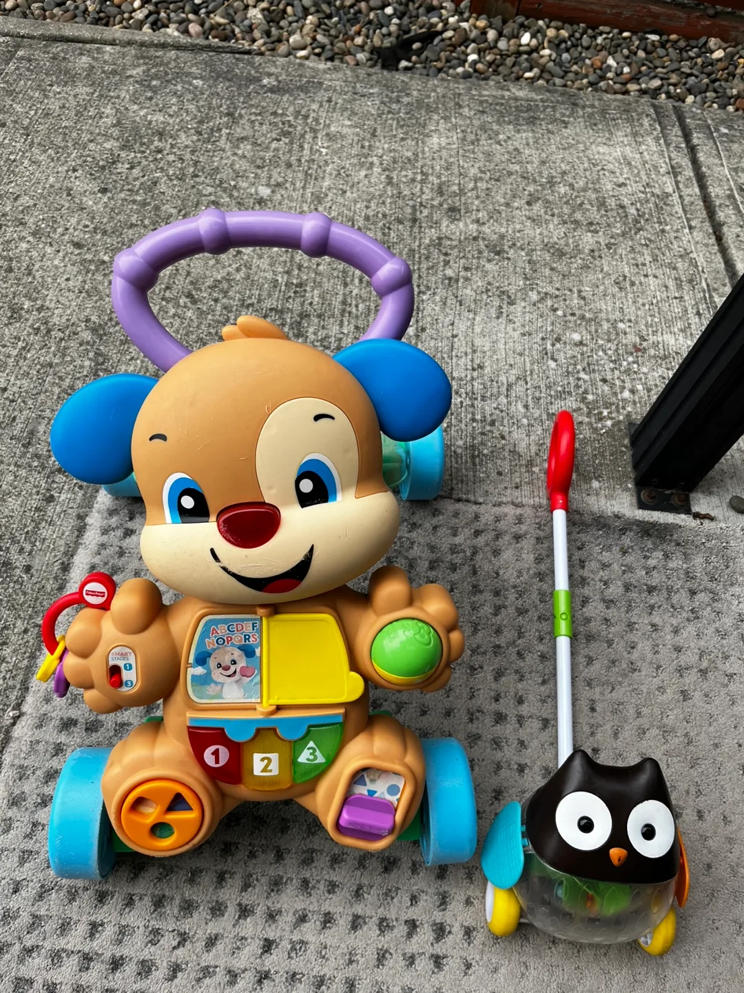 Fisher-Price Learn with Lights Walker and Little Owl walking Toy