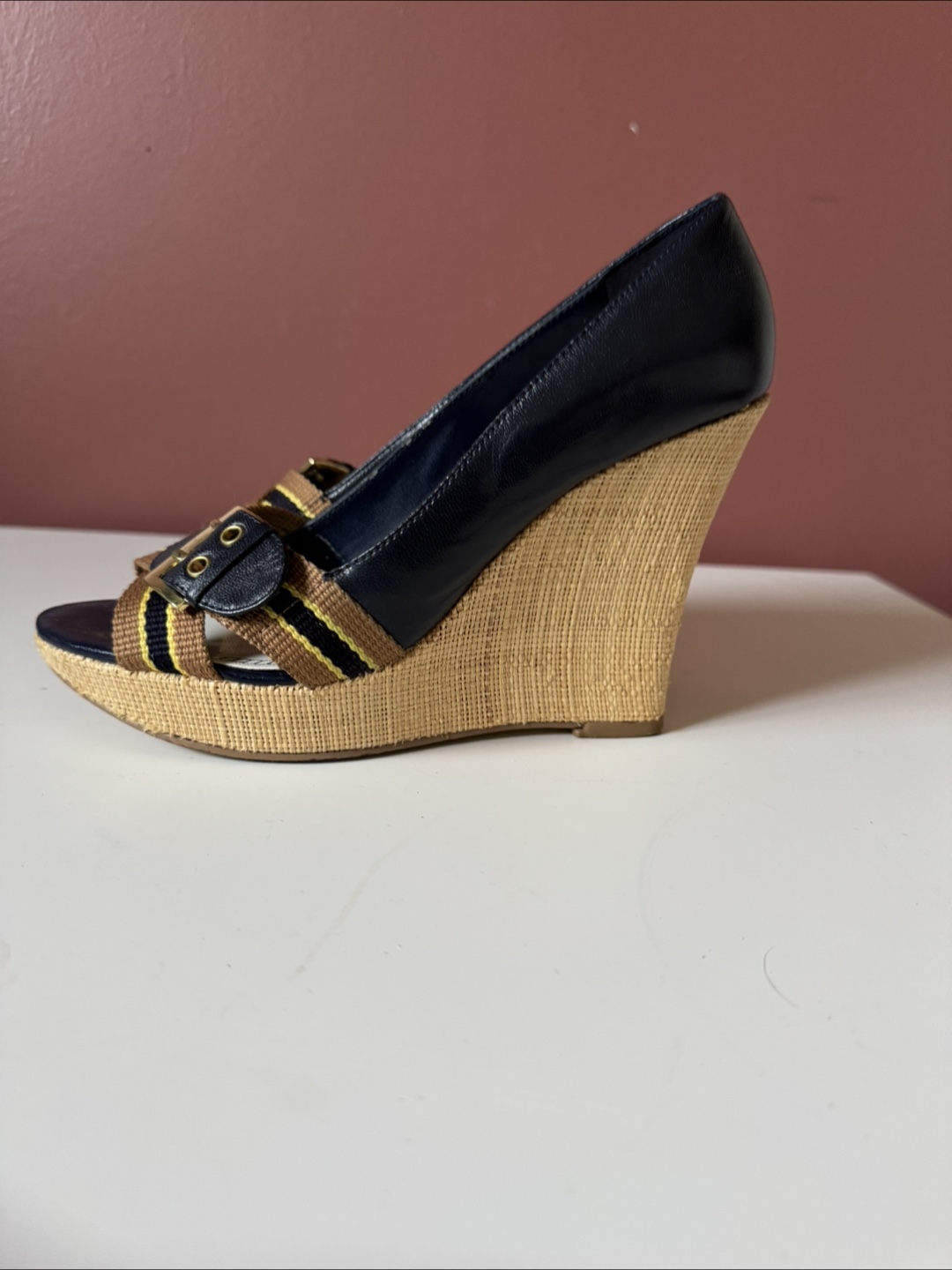 Charles by Charles David Blue Wedge Heels - photo 2