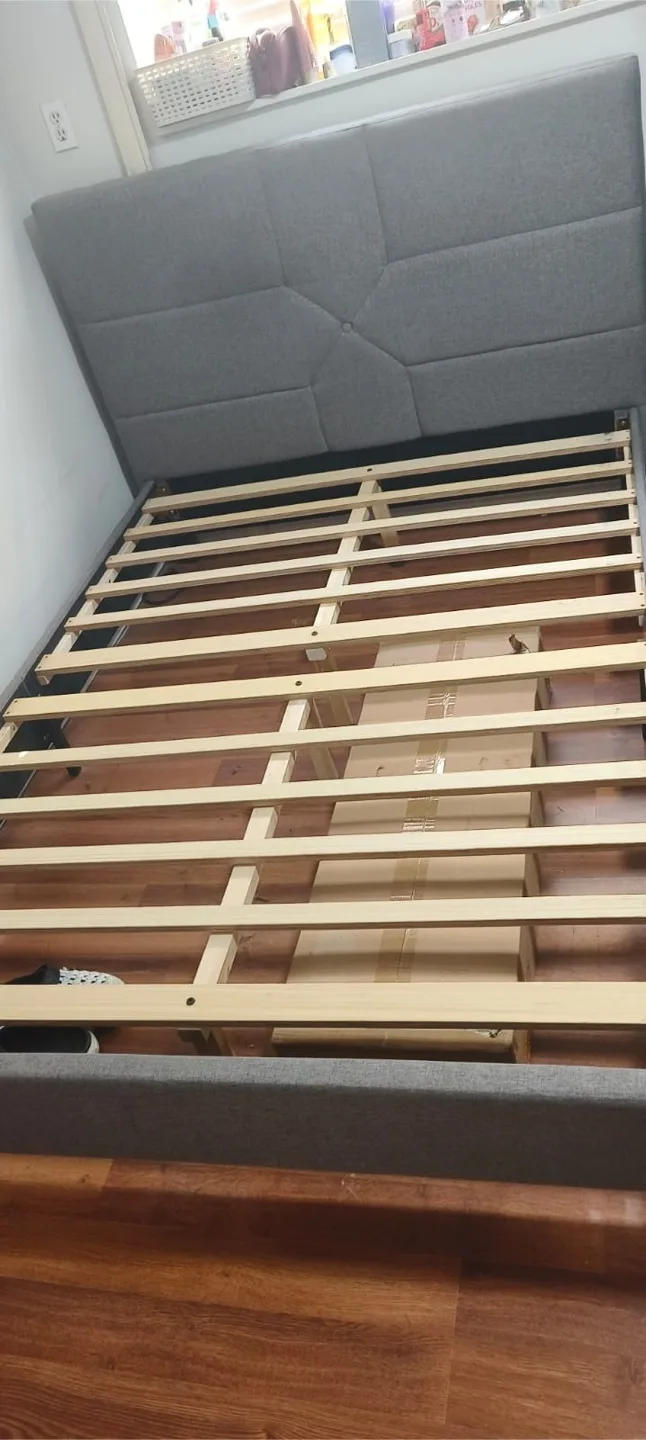 Grey Upholstered Bed Frame thumbnail