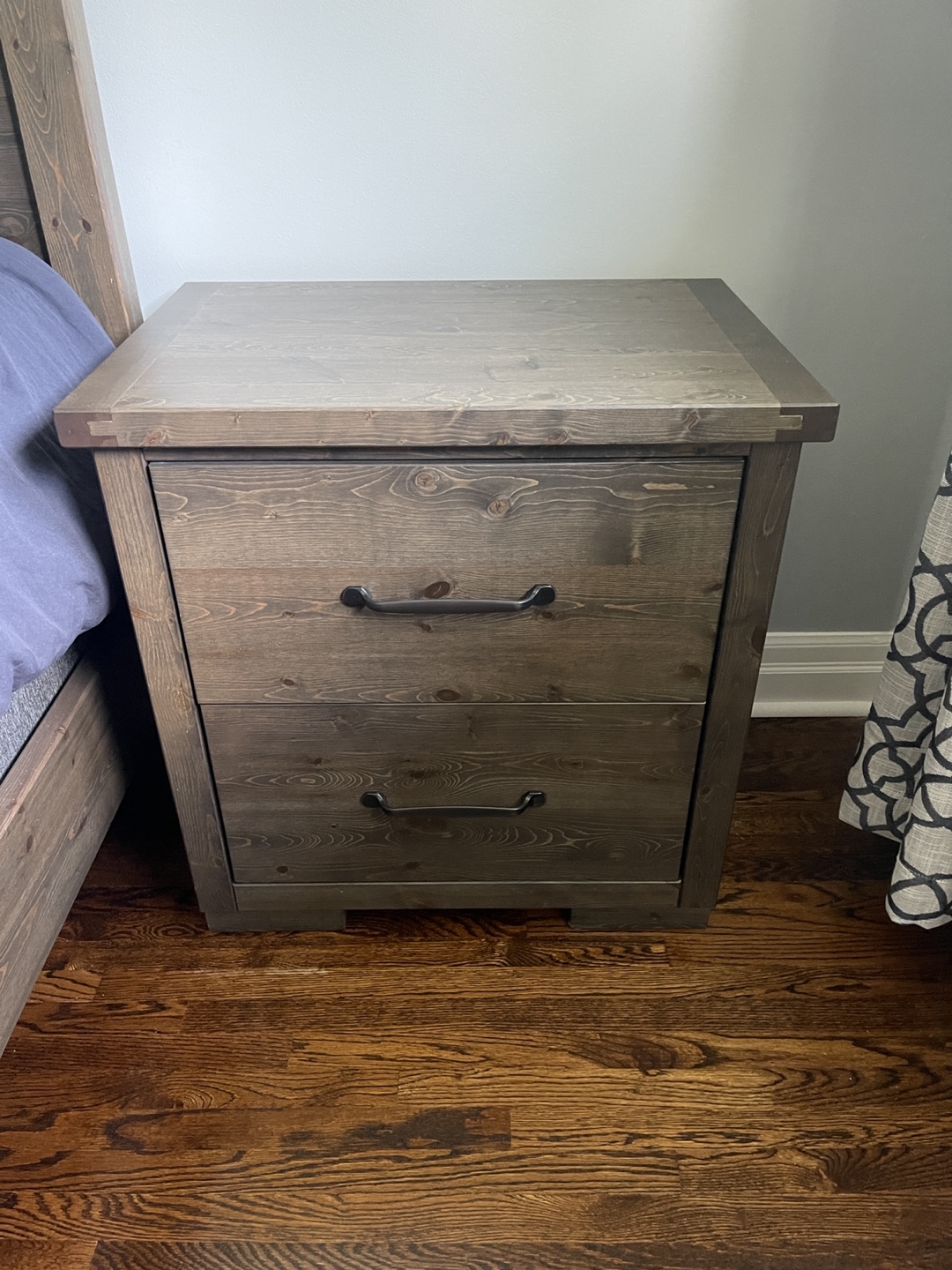Wood 2-Drawer Nightstands - Great Condition!