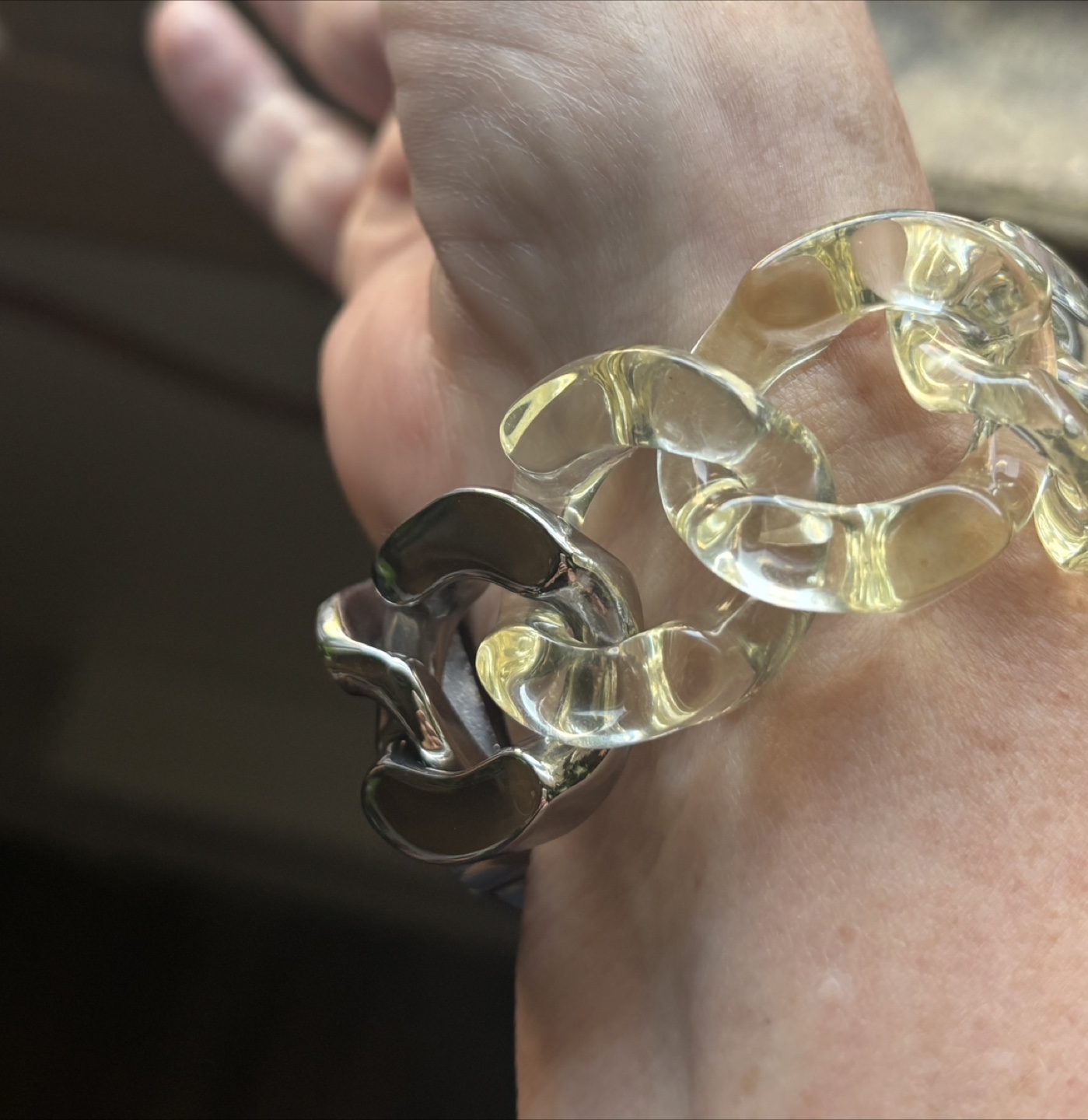 Vitaly Stainless Steel Lucite Bracelet - photo 2