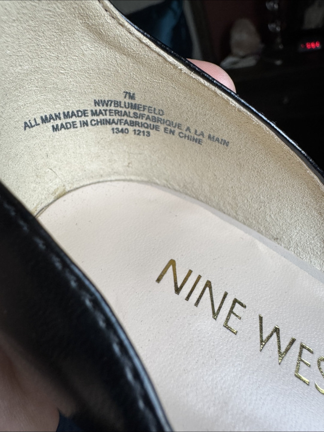 Nine West Beige & Black Heels - Size 7 - photo 5