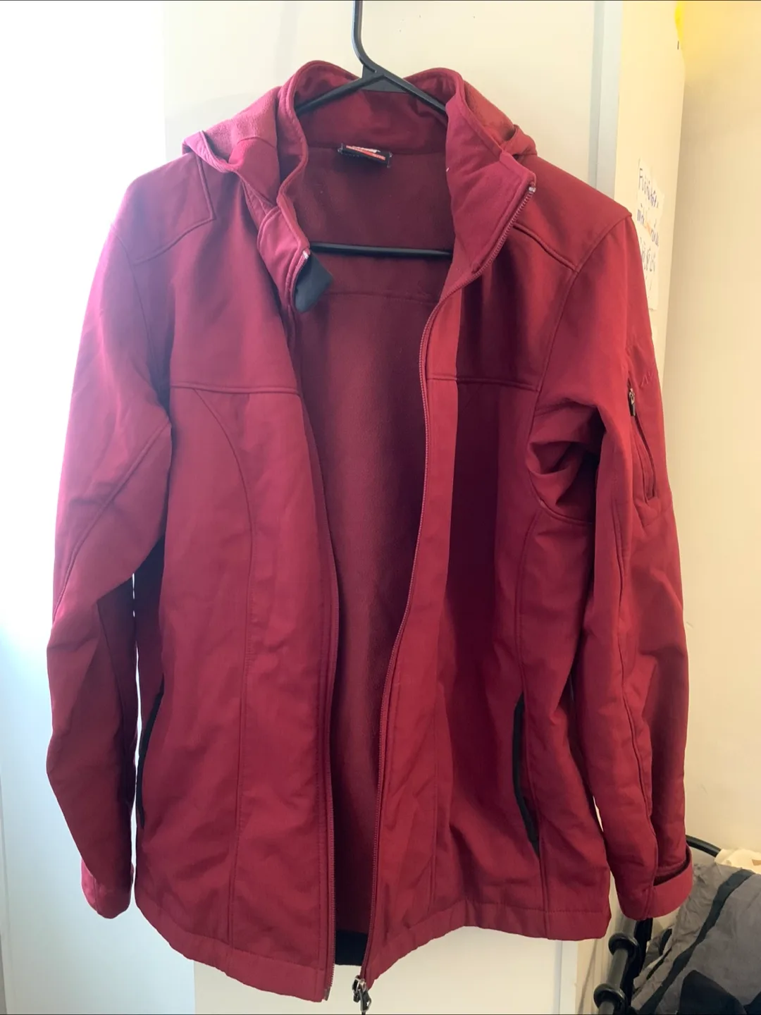 Burgundy Softshell Jacket thumbnail