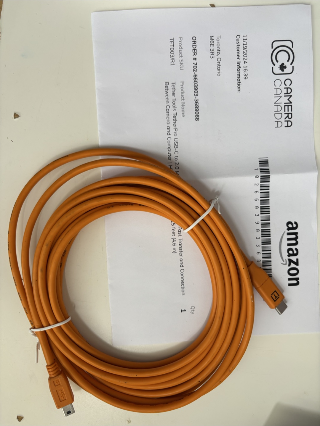 Tether Tools TetherPro USB-C Cable - 2.0 Meter