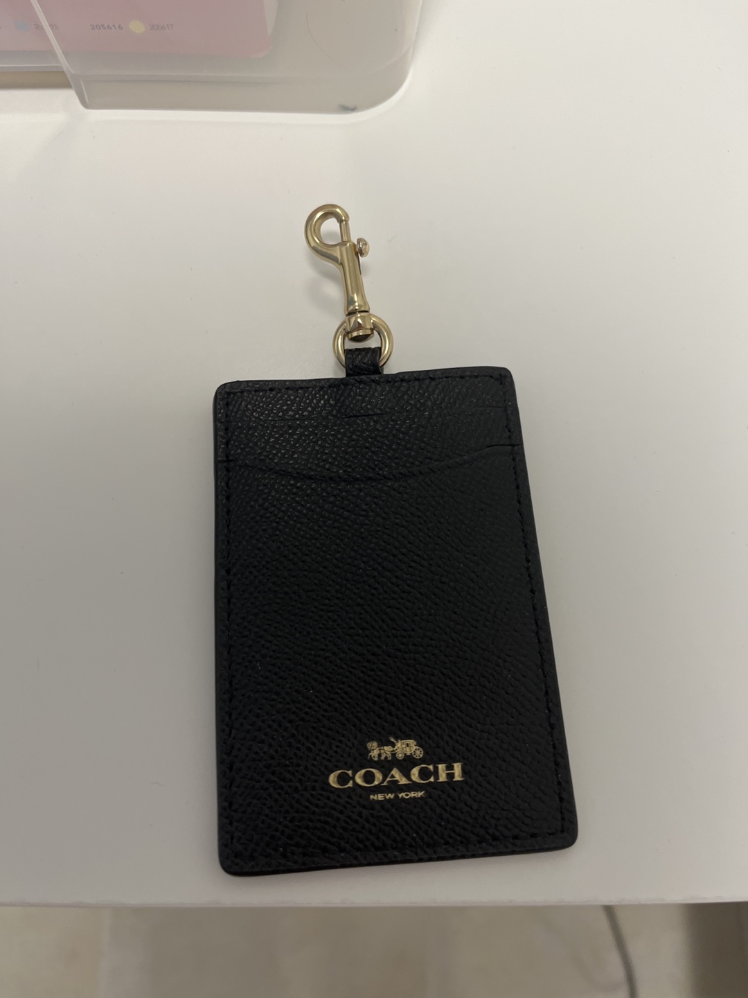 Coach Black Card Holder