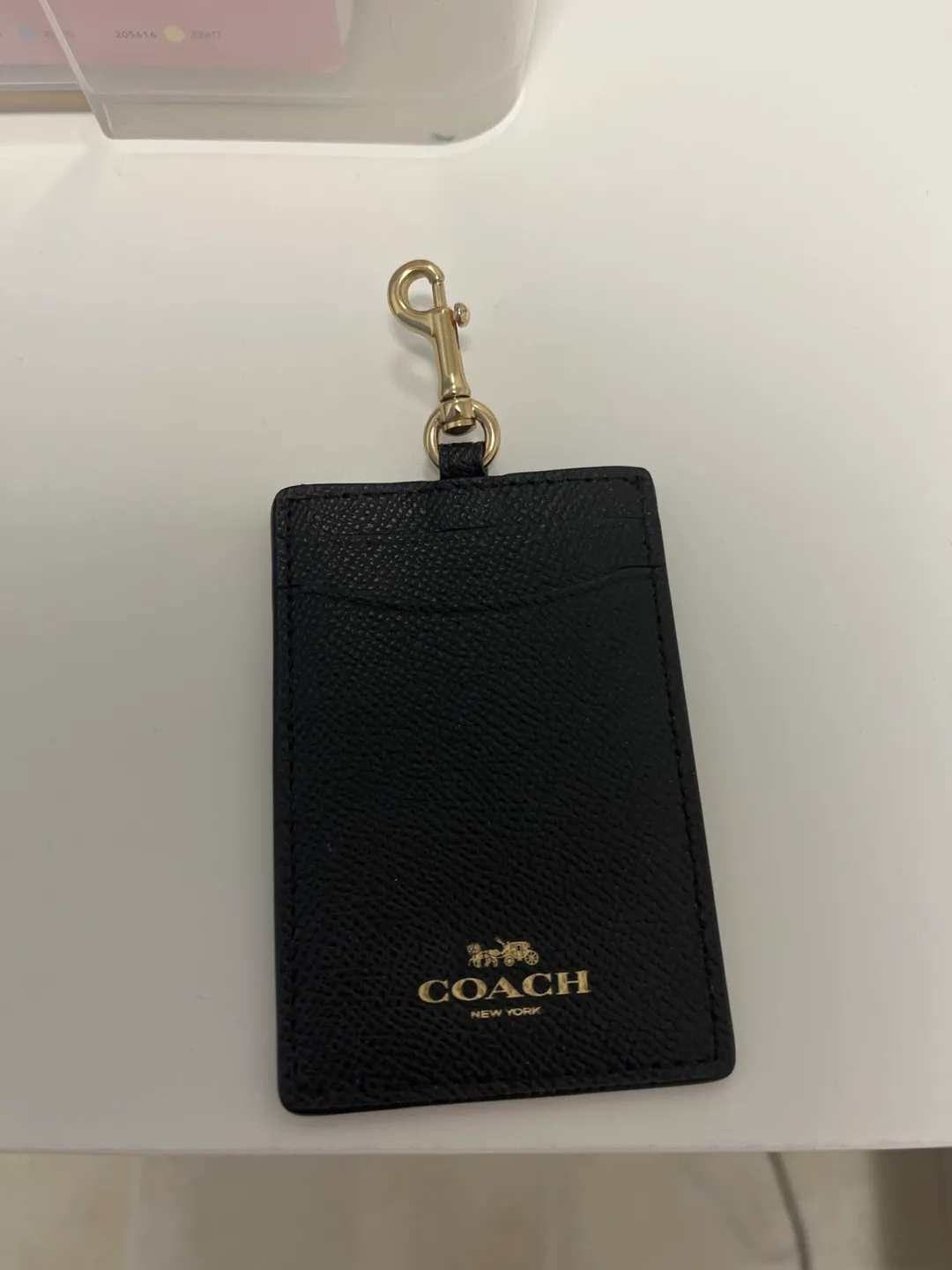 Coach Black Card Holder thumbnail