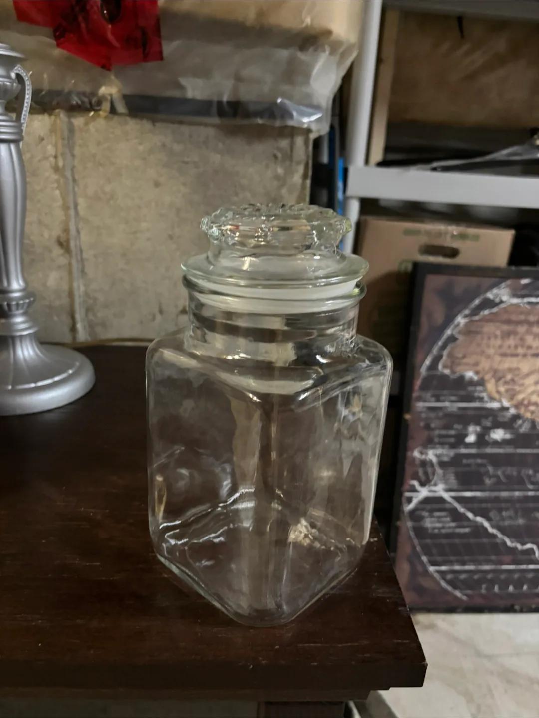 Glass Storage Jar with Lid thumbnail