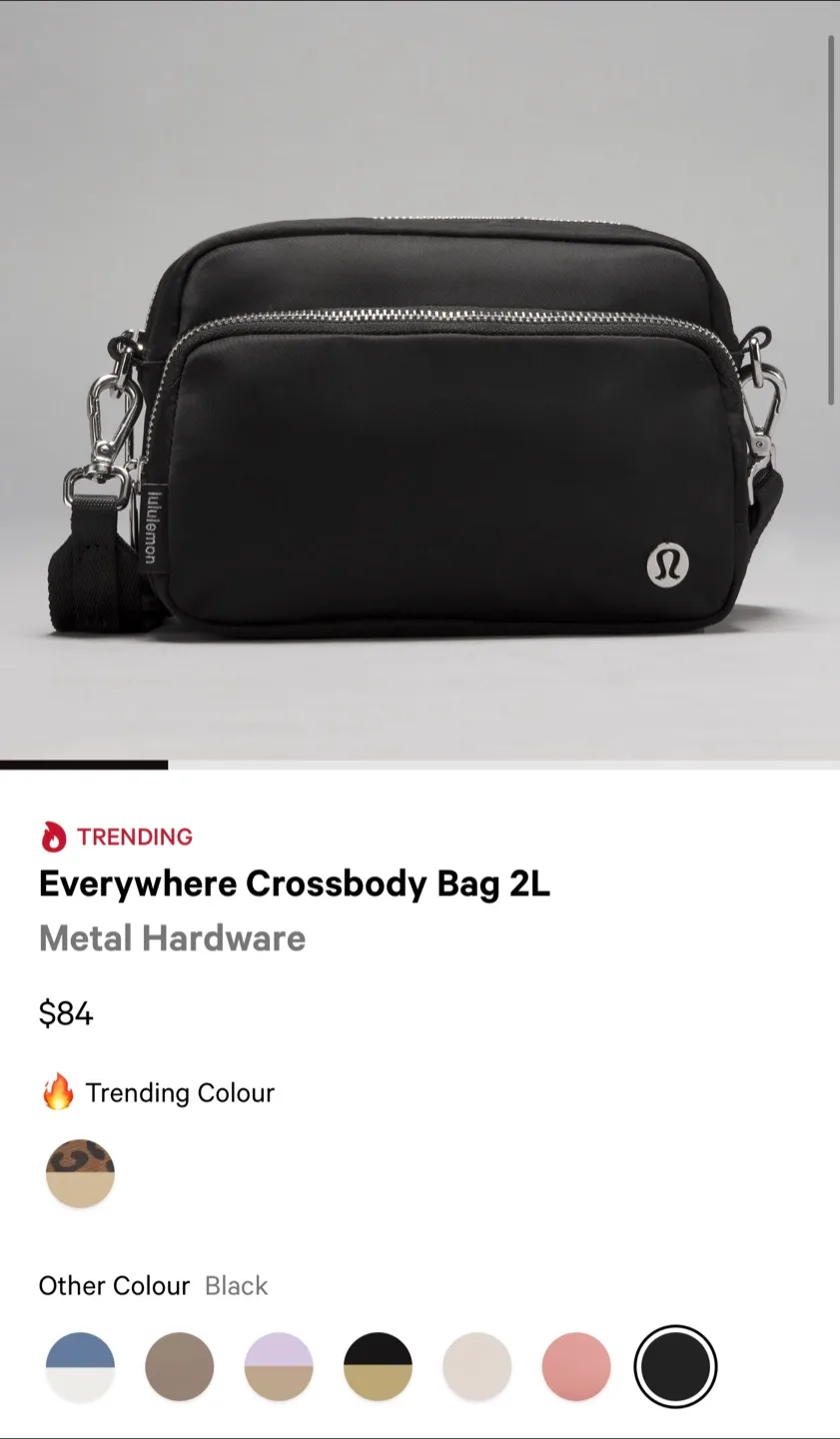 Lululemon Everywhere Crossbody Bag - Black image indicator(6)