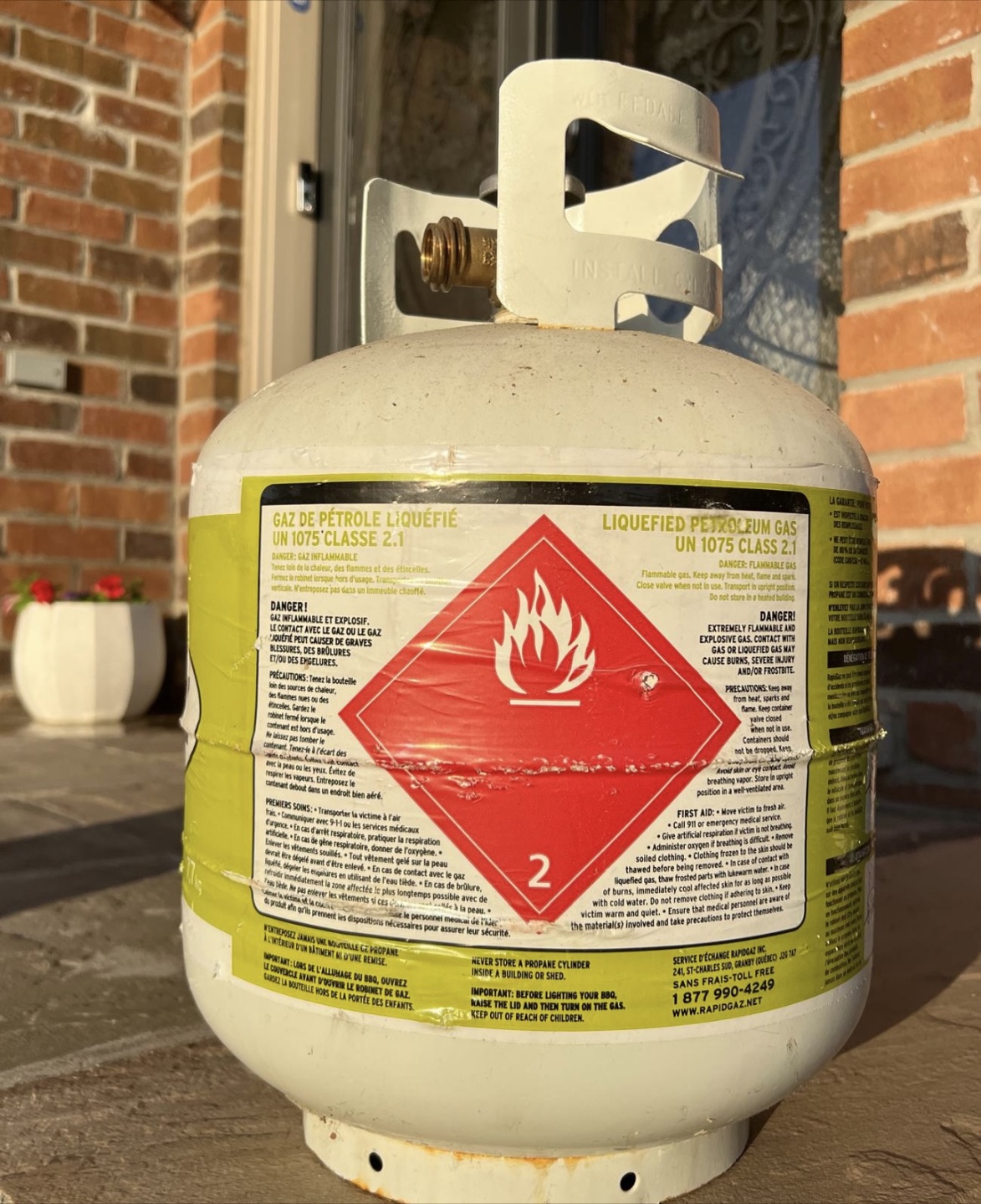 Rapid Gaz Propane Tank - 7.7kg - photo 3