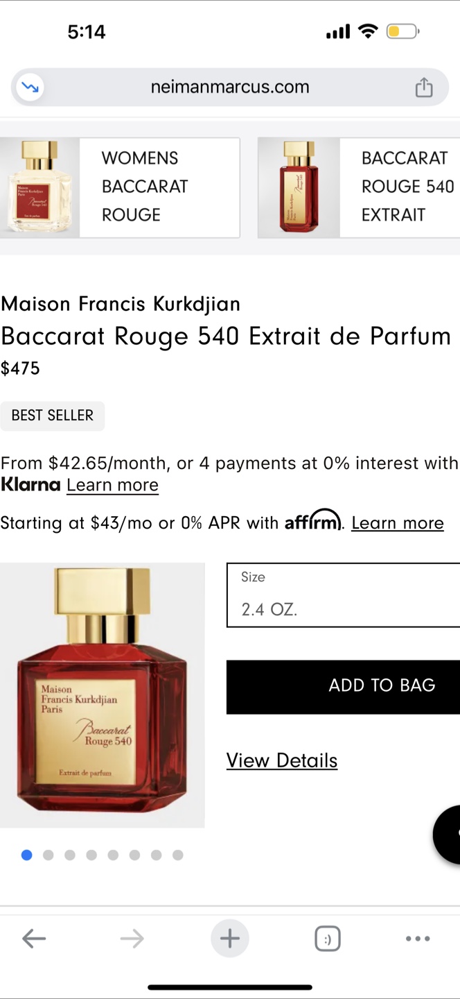 Baccarat Rouge 540 Extrait de Parfum (New) - photo 3