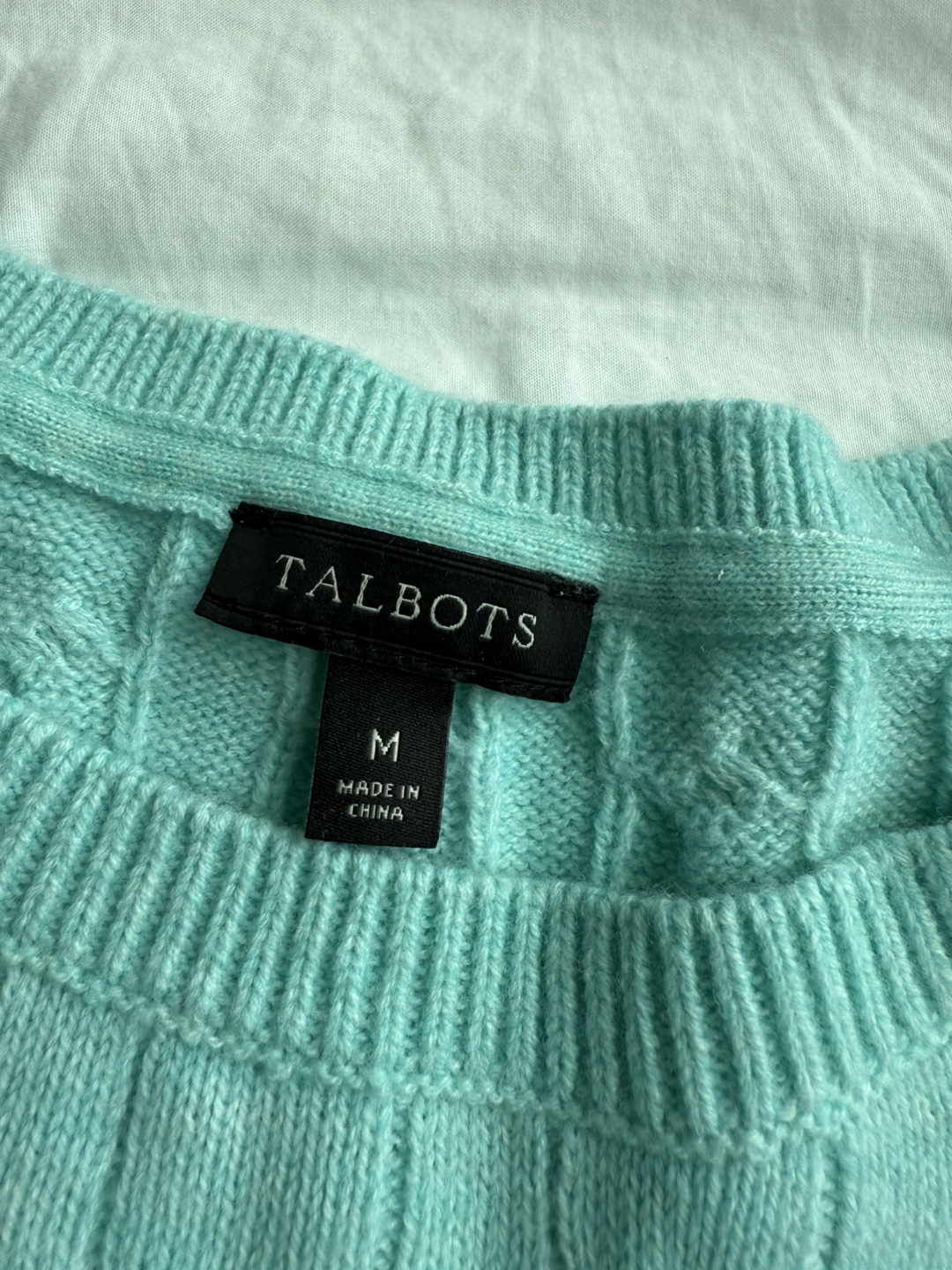 Talbots Cable Knit Sweater - Size M