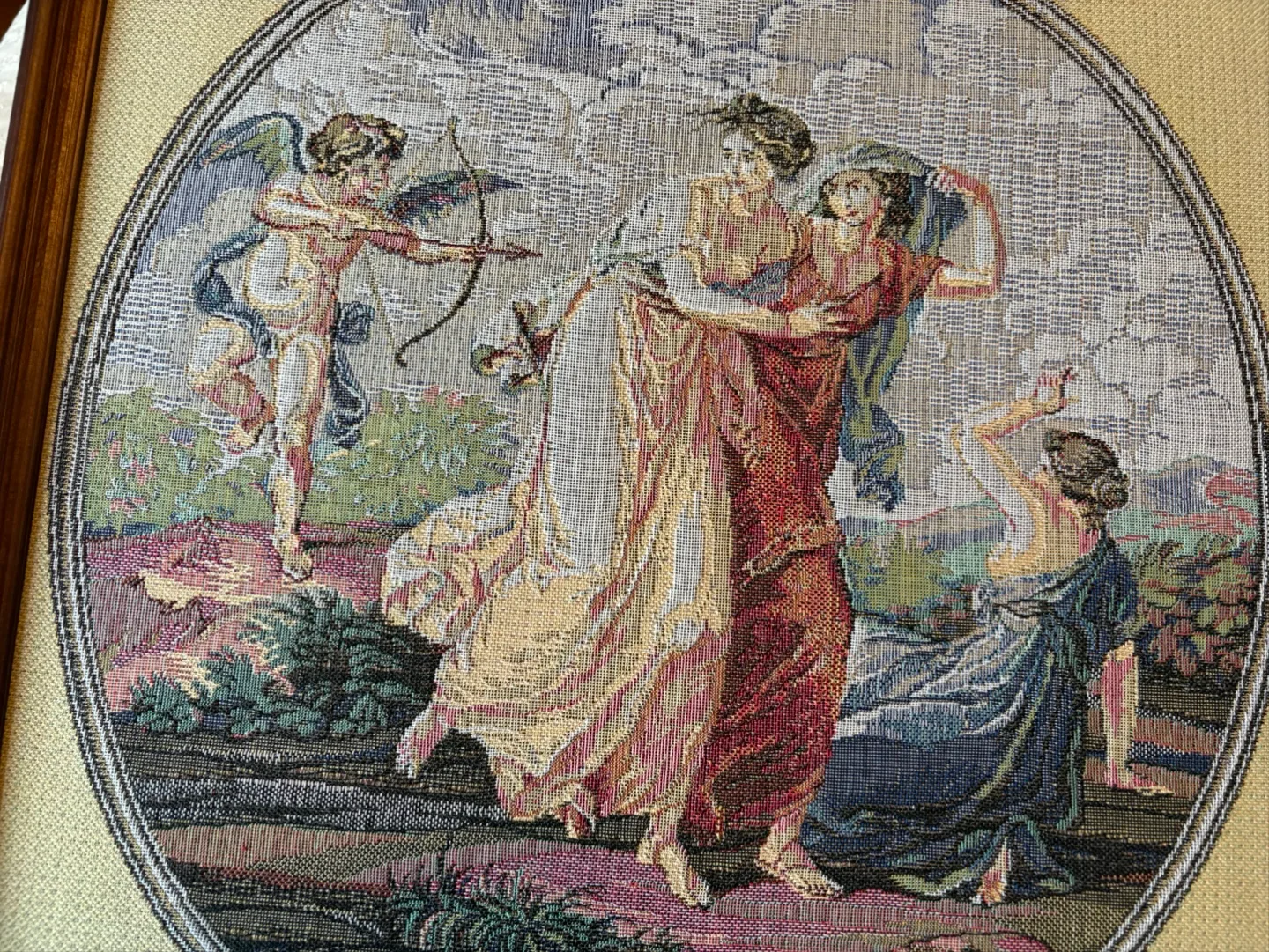 Cupid's Revenge Vintage Tapestry Wall Art image indicator(2)