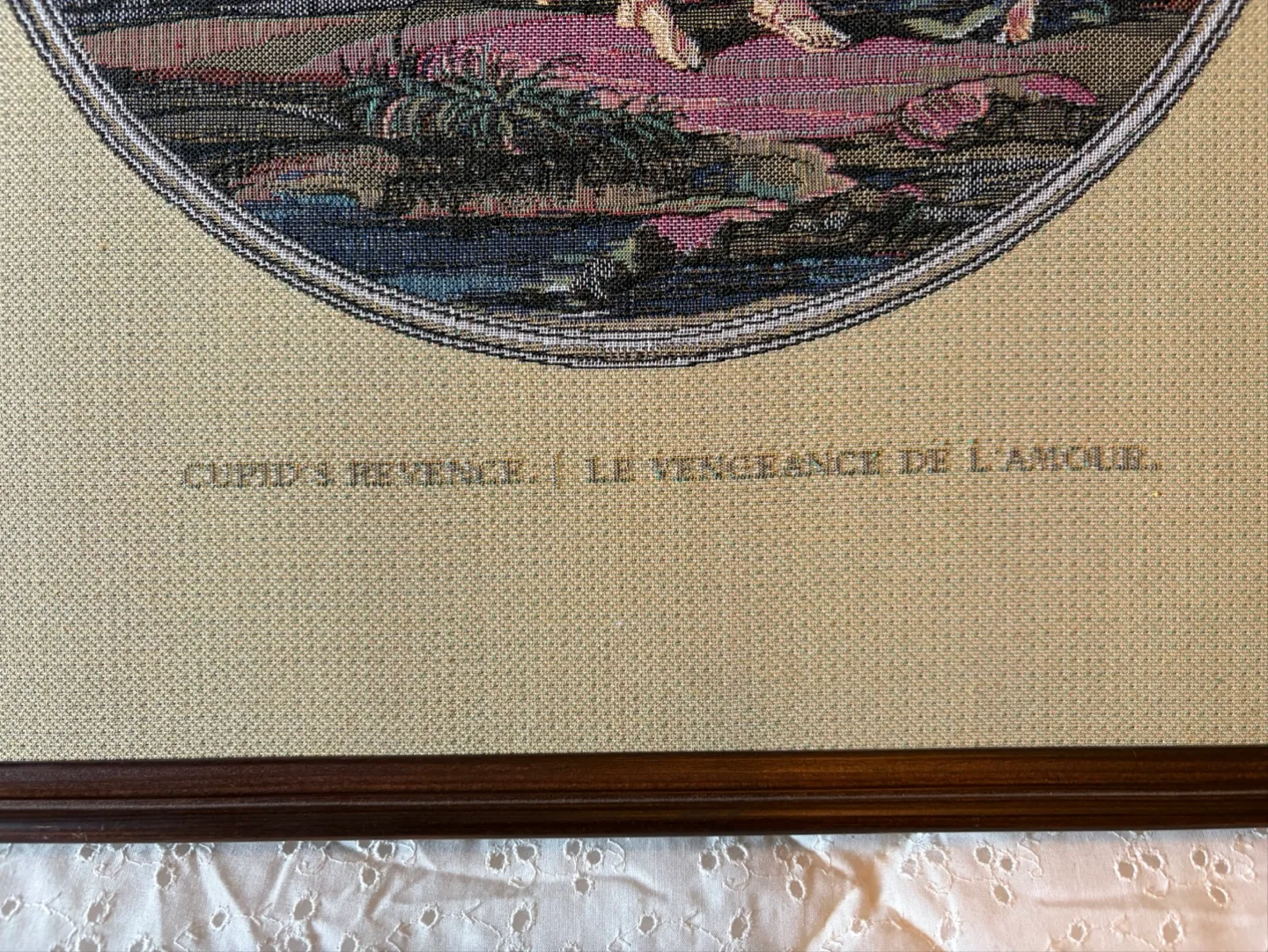 Cupid's Revenge Vintage Tapestry Wall Art image indicator(3)